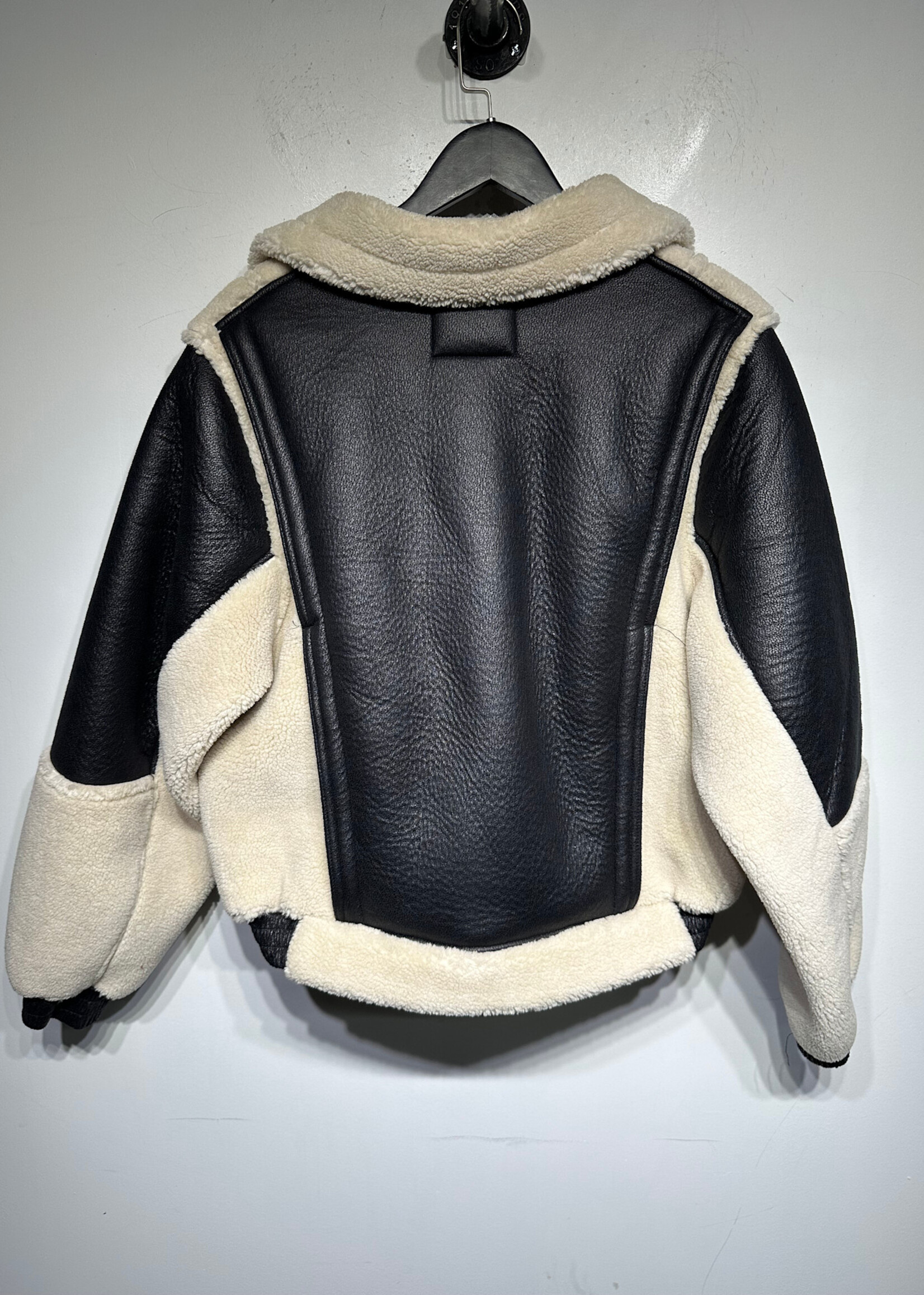 Blank NYC Faux Leather Faux Fur Jacket L