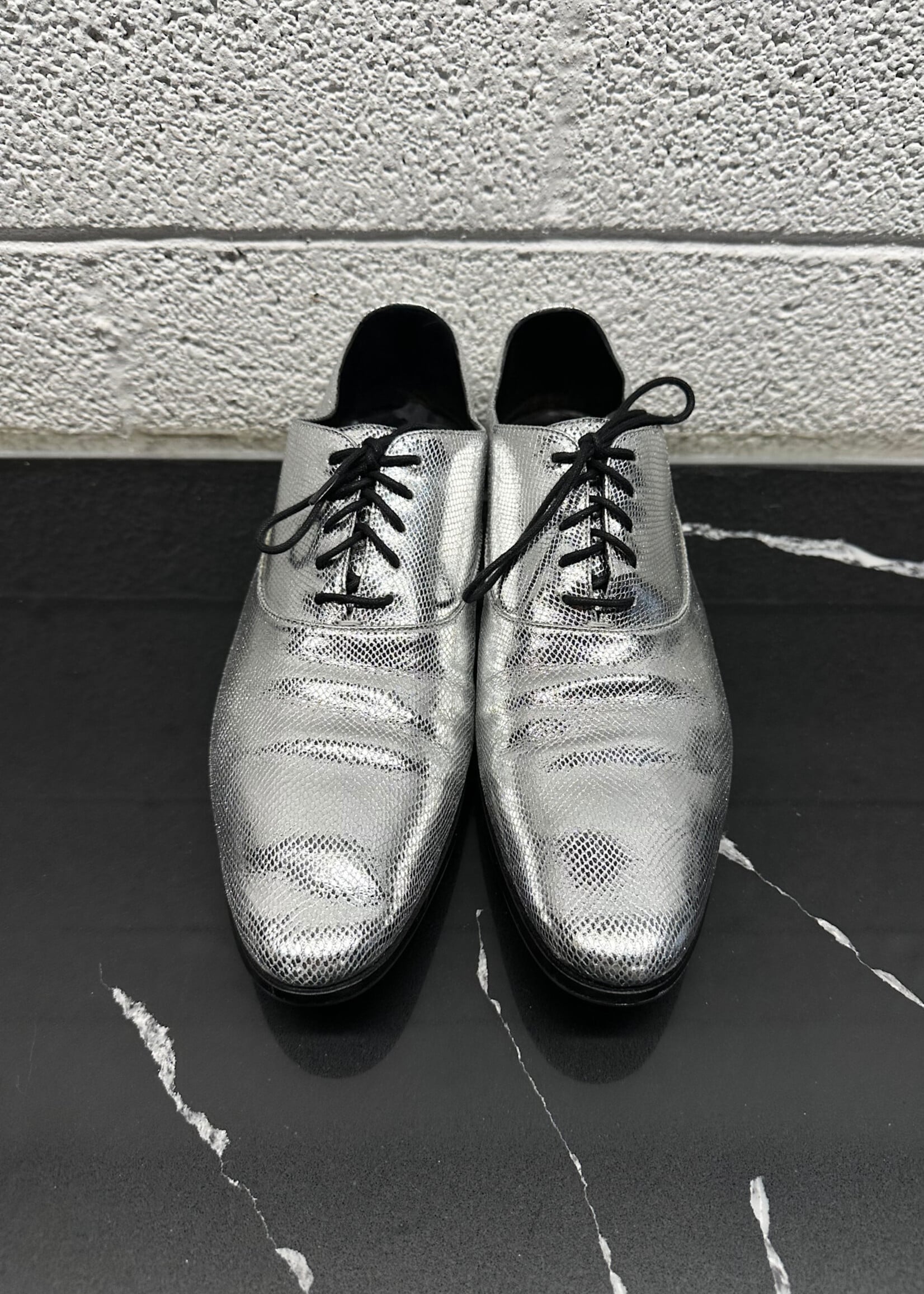 Saint Laurent Metallic Dress Shoe Masc 42 / 9.5