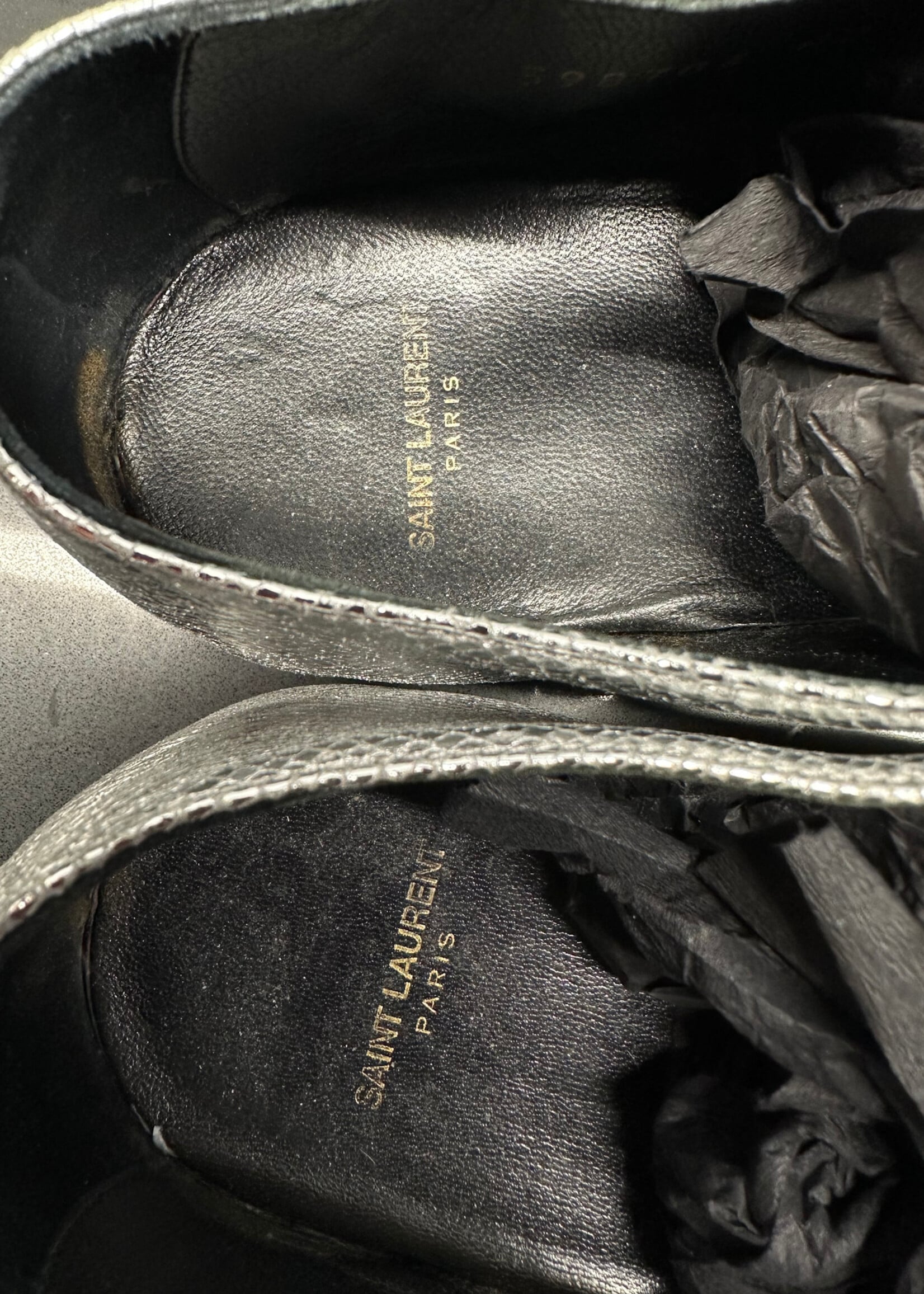 Saint Laurent Metallic Dress Shoe Masc 42 / 9.5