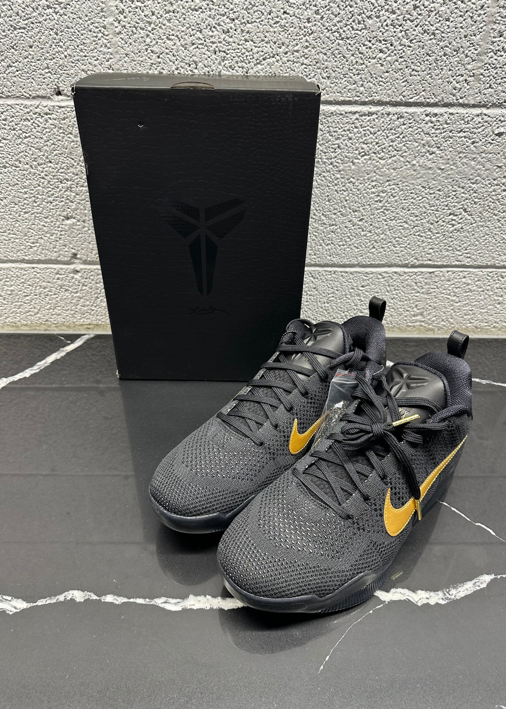 Nike Kobe 11 Elite Proto Black and Metallic Gold