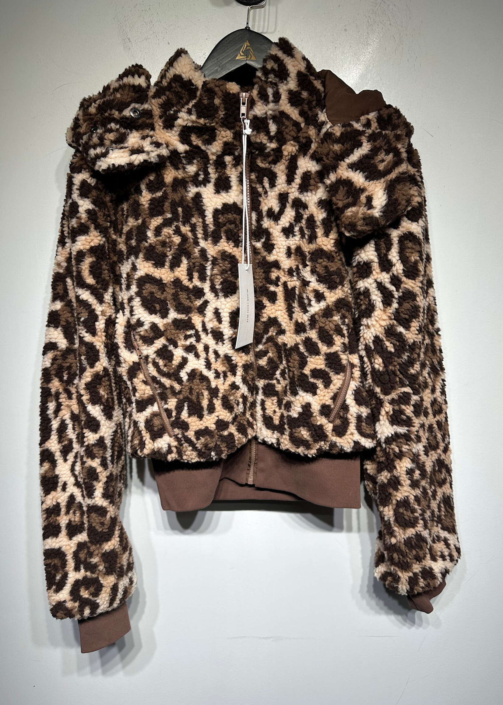 Noli Shop NWT Leopard Print Fleece Jacket S
