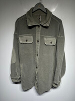 FP Fleece Button Up Shirt Fem M