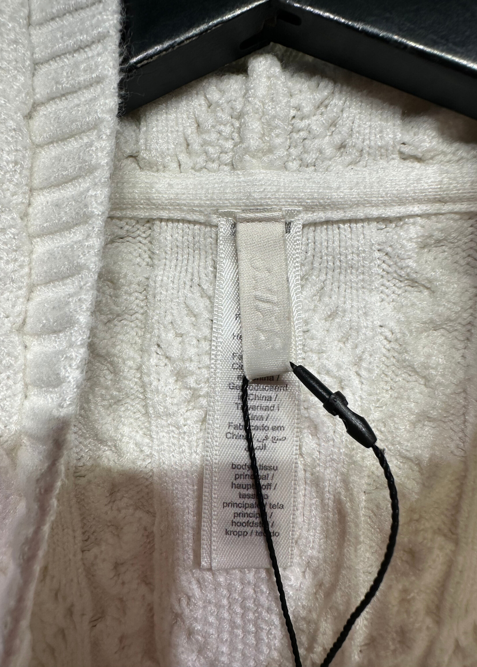 Skims Cable Knit Hoodie Fem M