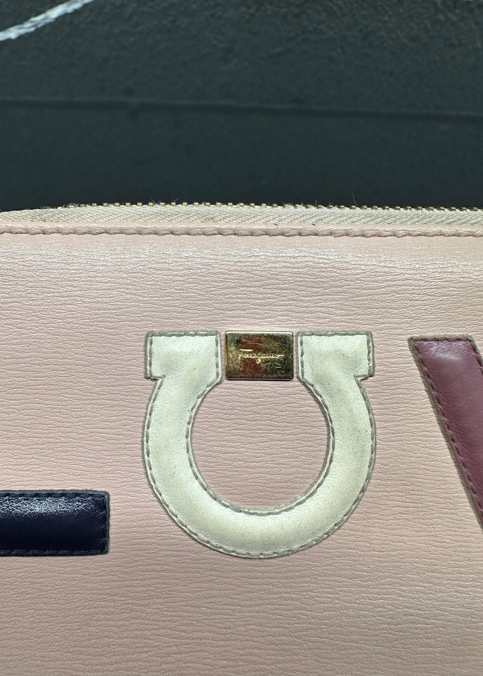 Feragamo Love Long Wallet AS IS