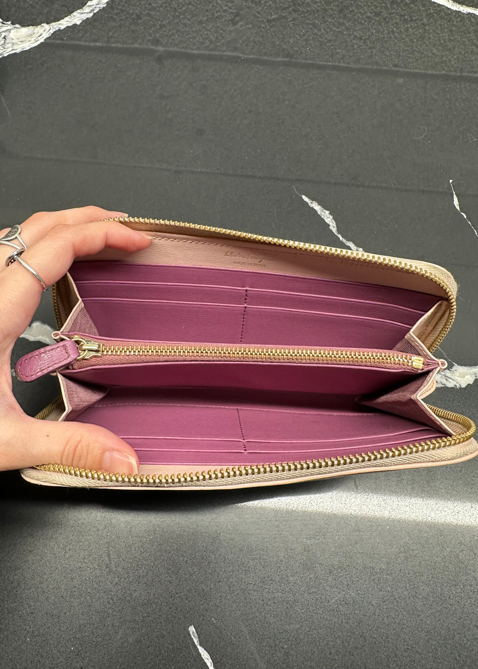 Feragamo Love Long Wallet AS IS