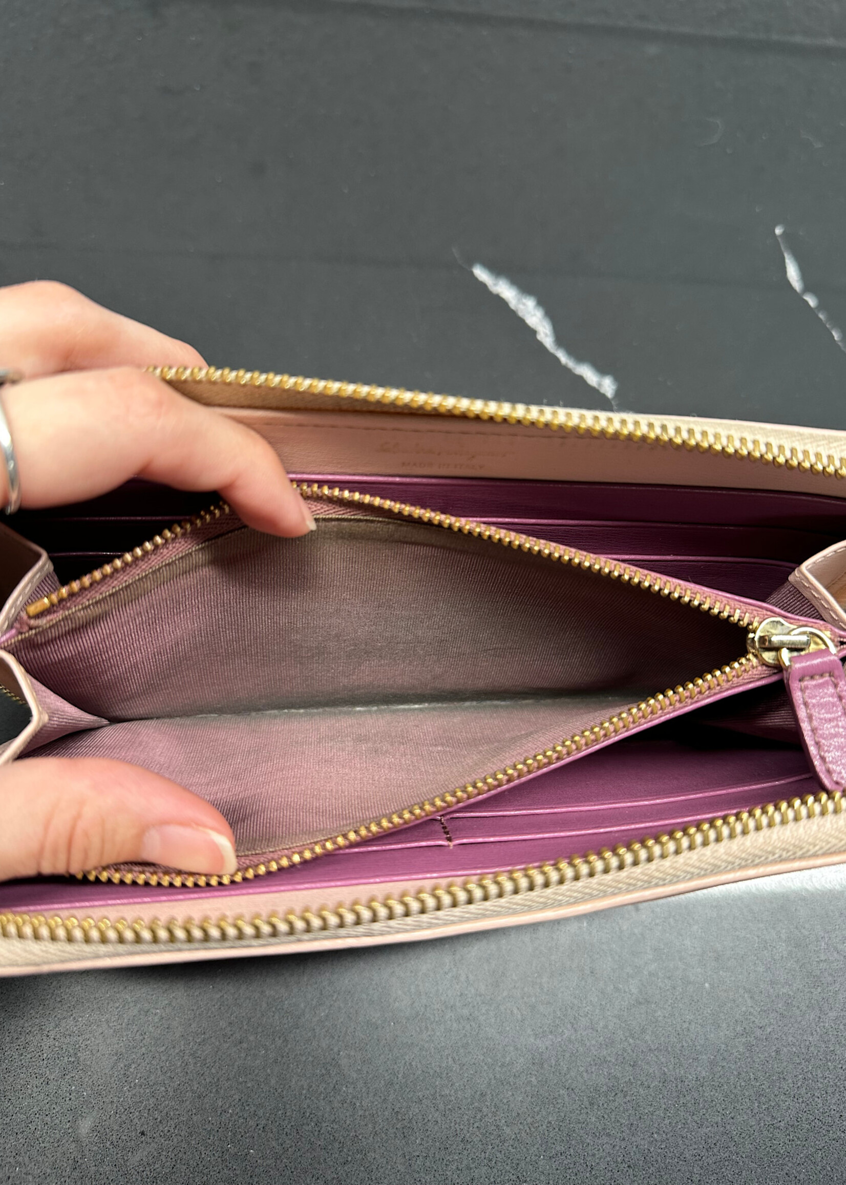 Feragamo Love Long Wallet AS IS