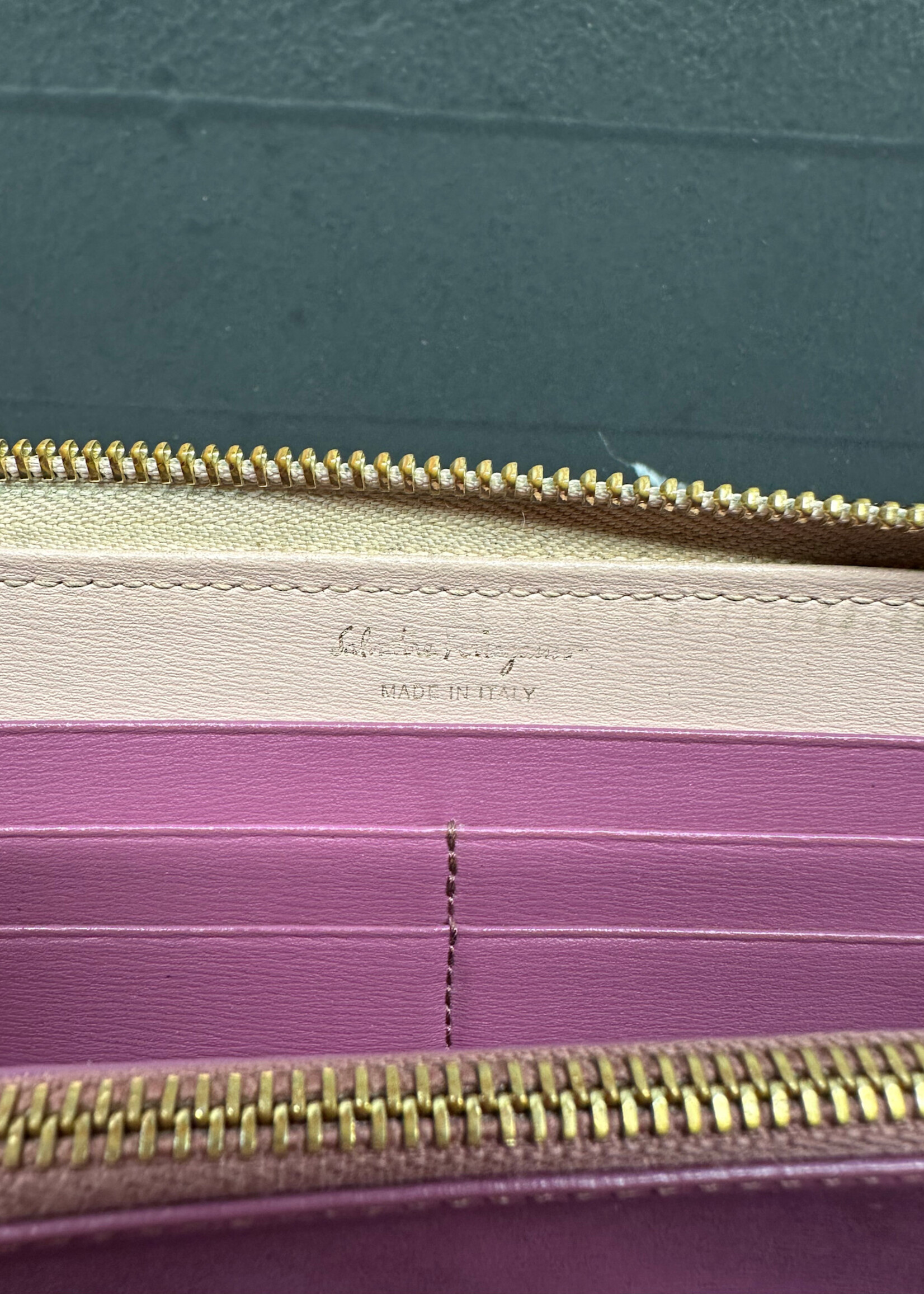 Feragamo Love Long Wallet AS IS