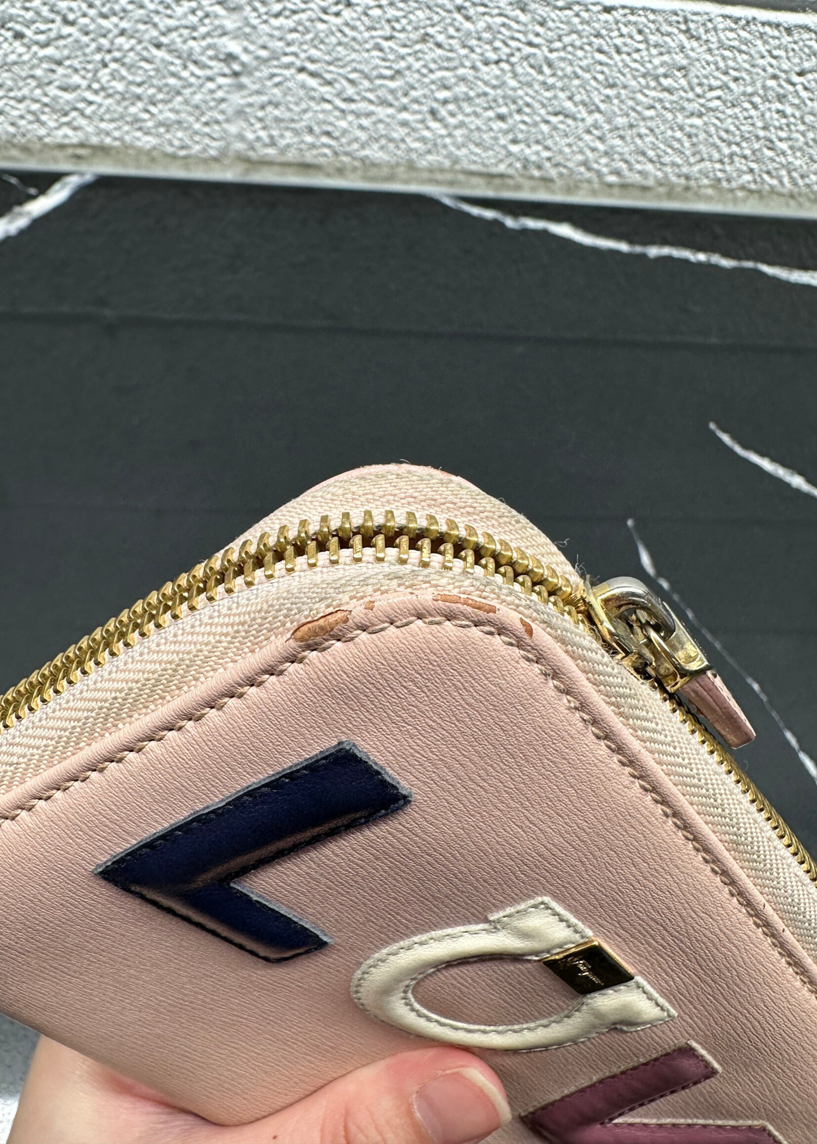 Feragamo Love Long Wallet AS IS