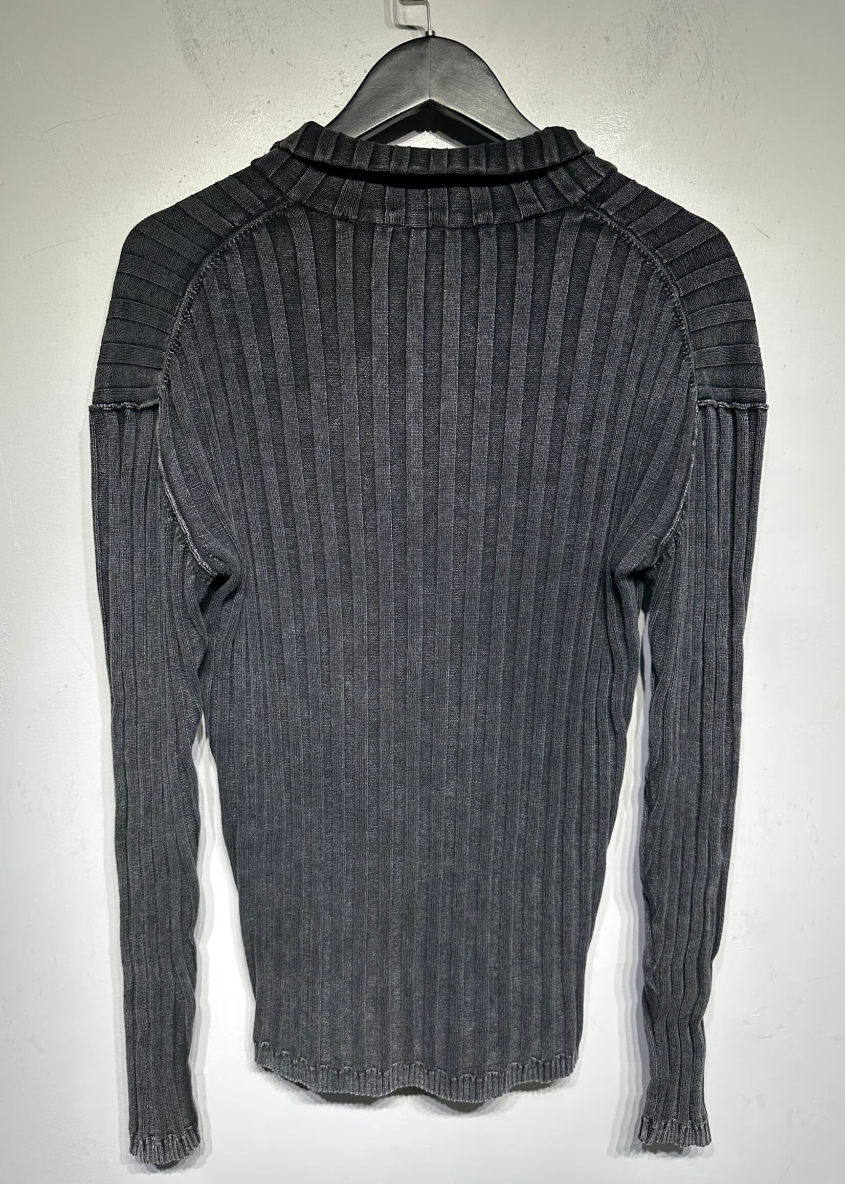 INC Thermal Ribbed Dark Grey LS 2XL