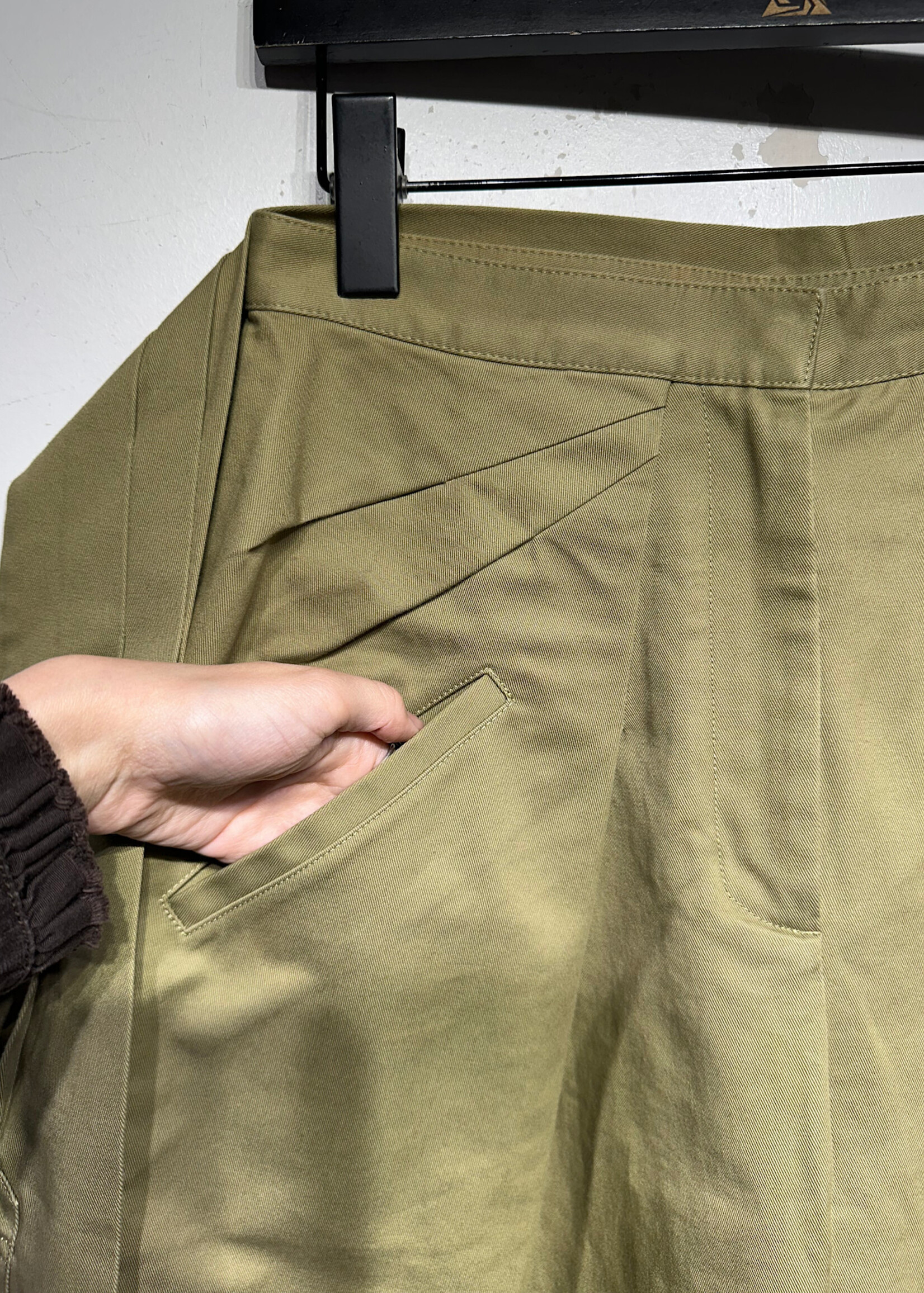 Alexander Wang Khaki Trousers Fem 26