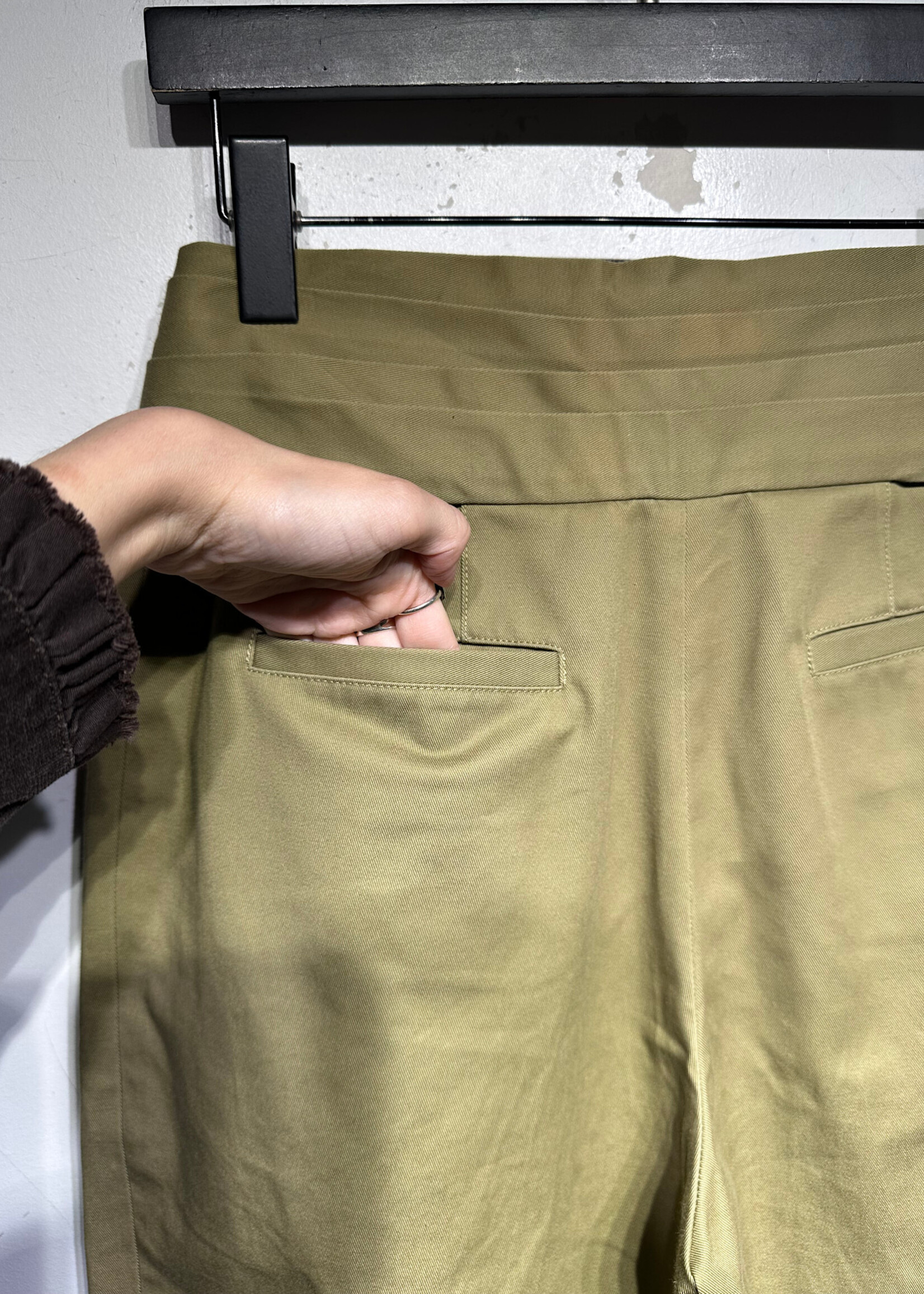 Alexander Wang Khaki Trousers Fem 26