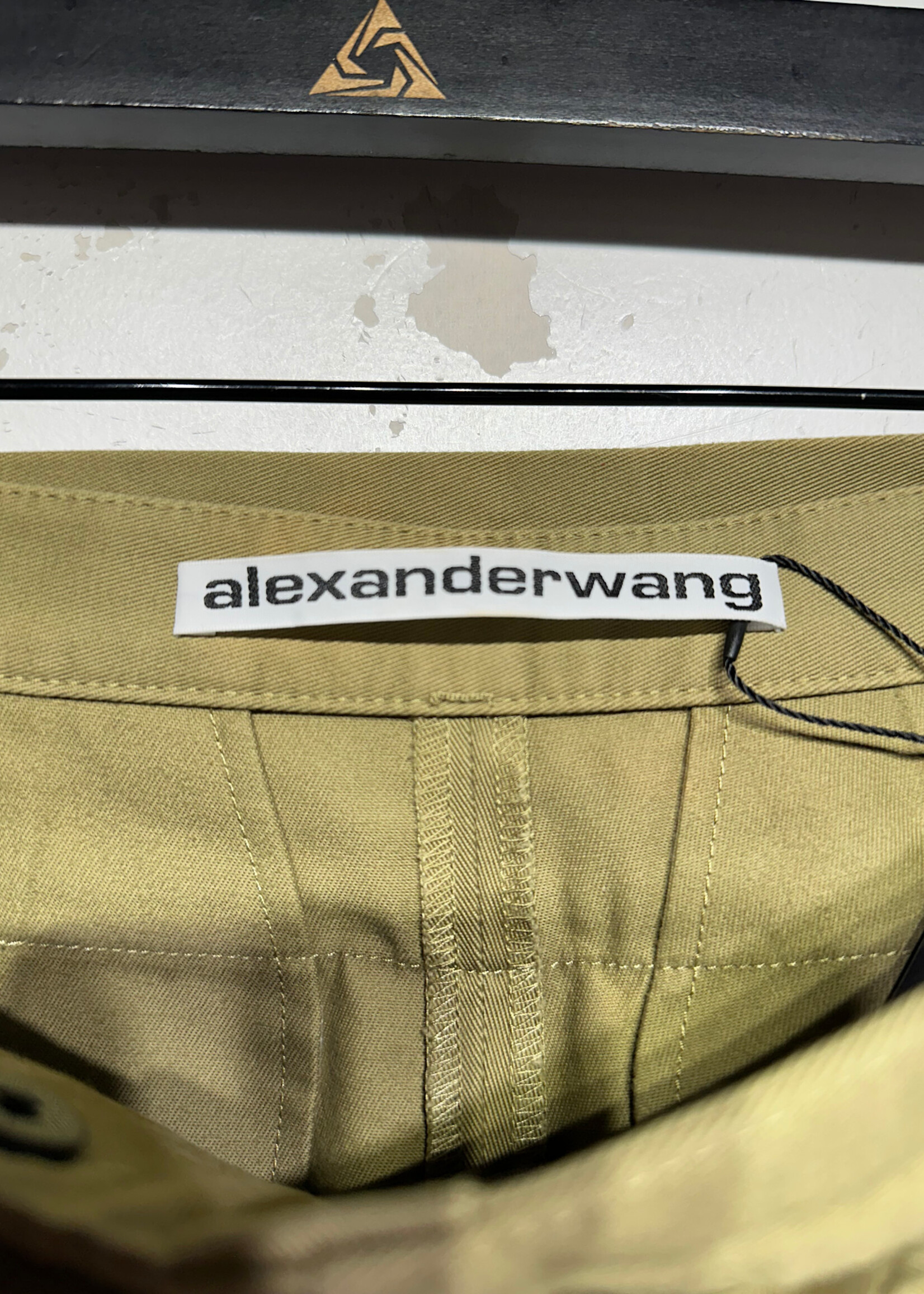 Alexander Wang Khaki Trousers Fem 26