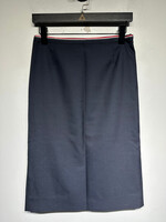 Thom Browne Navy Midi Skirt Fem 28
