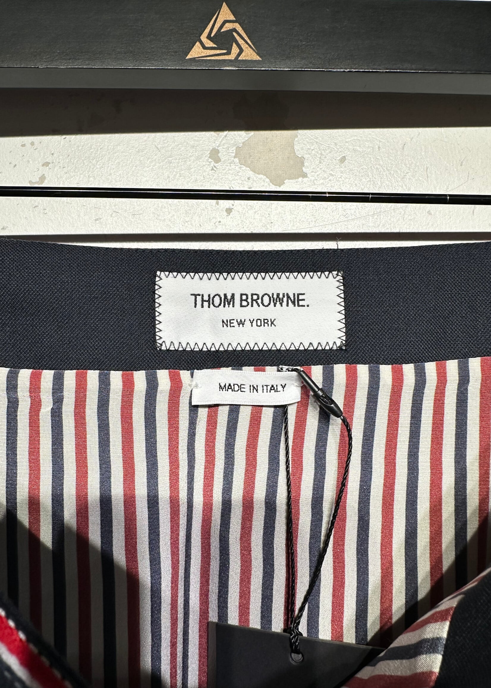Thom Browne Navy Midi Skirt Fem 28