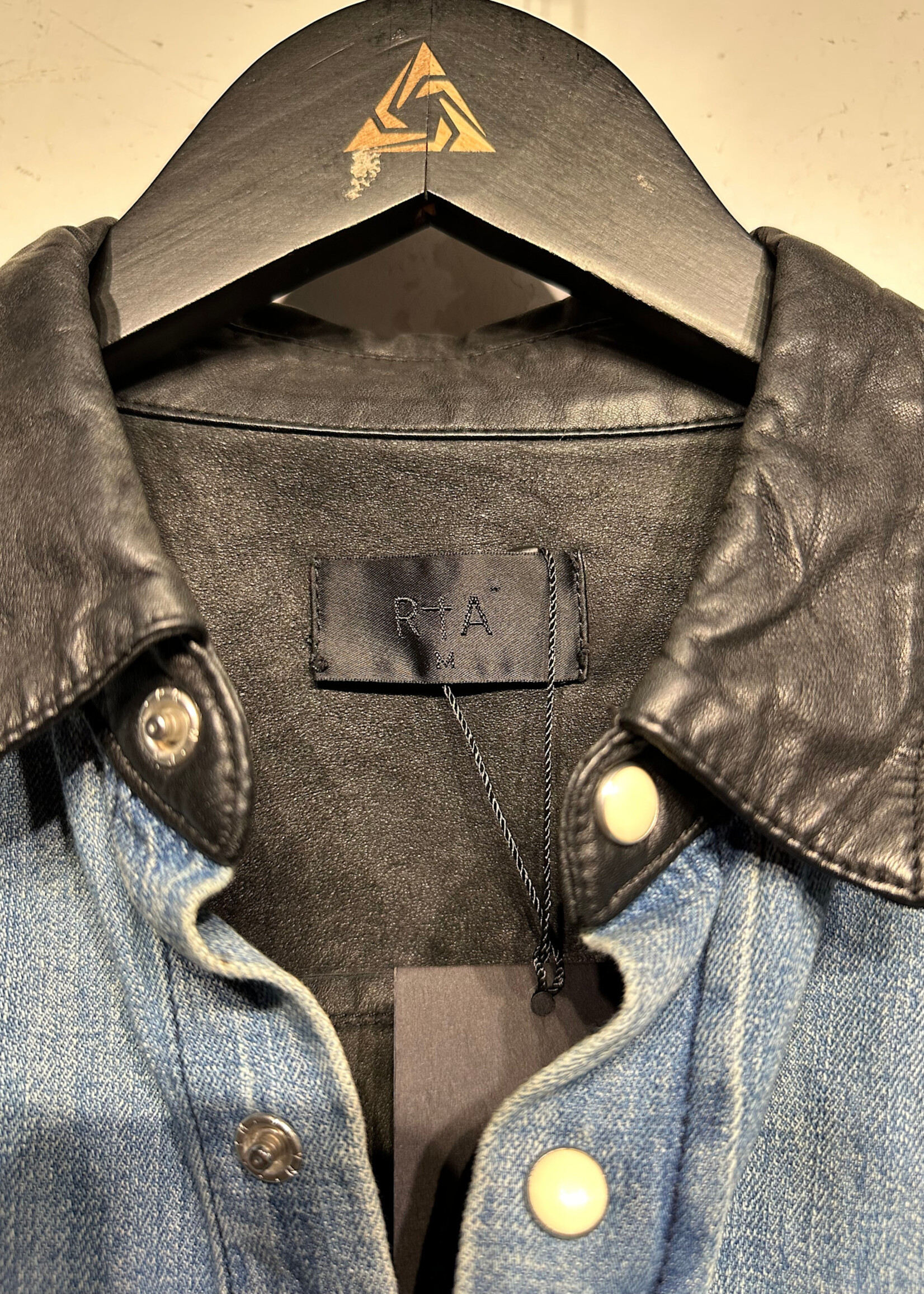 RTA Denim / Leather Chambray Masc M