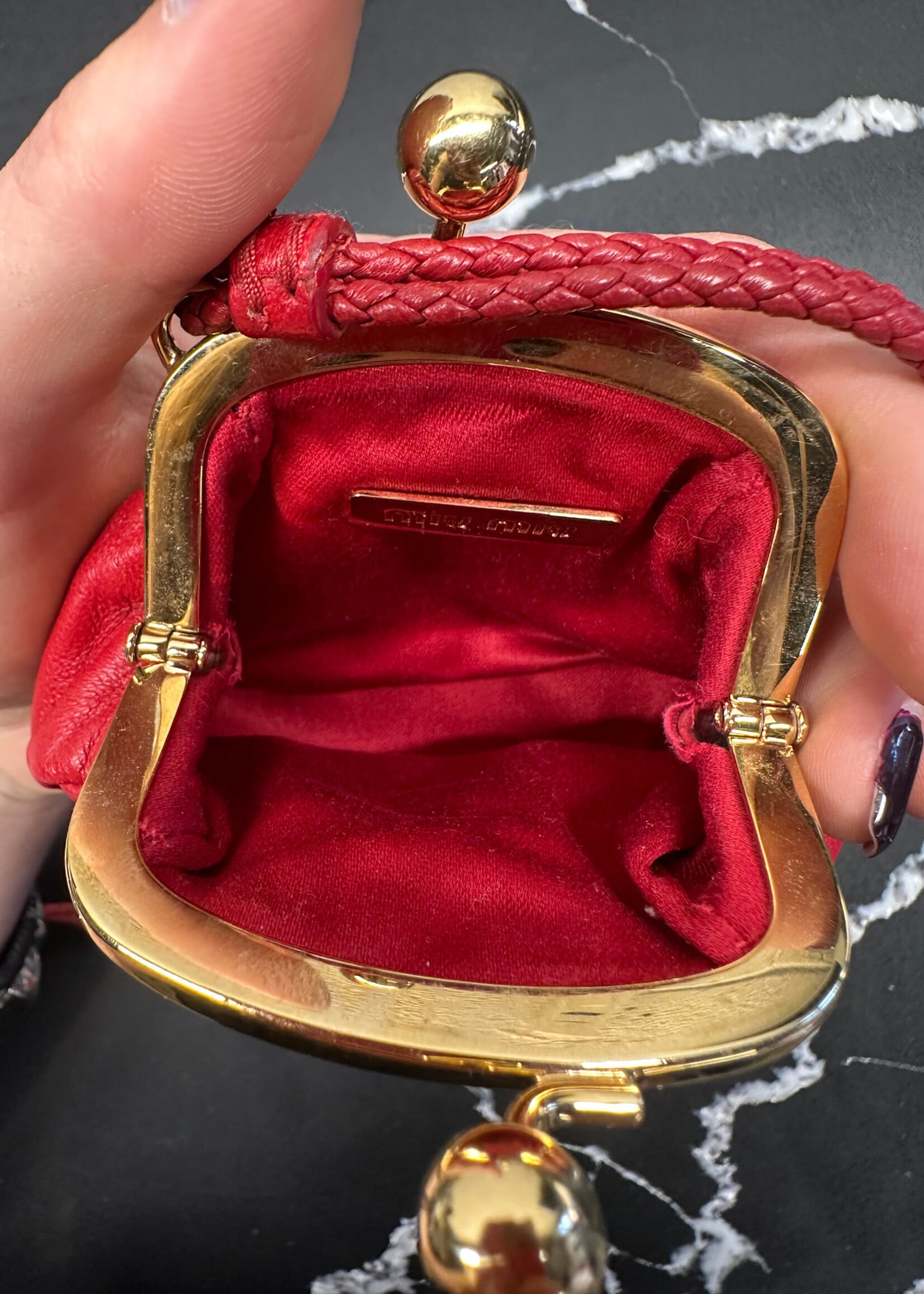 Miu Miu Red Coin Purse