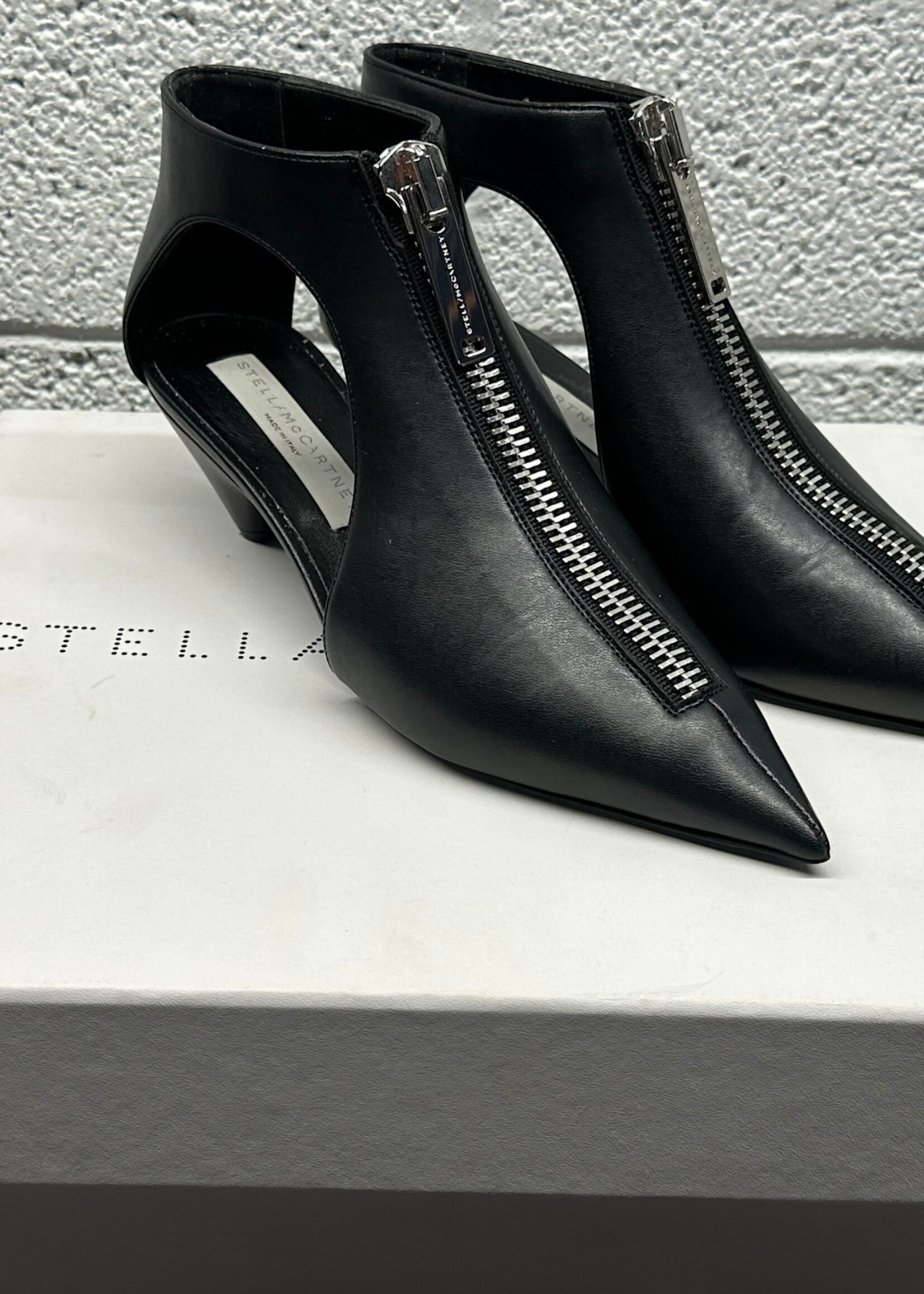 Stella McCartney Zipit Cutout Heels Fem 5