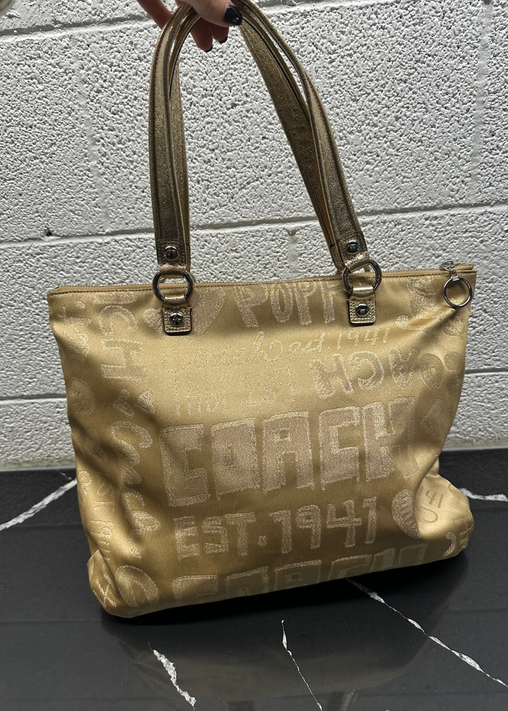Coach Poppy Glam Tote