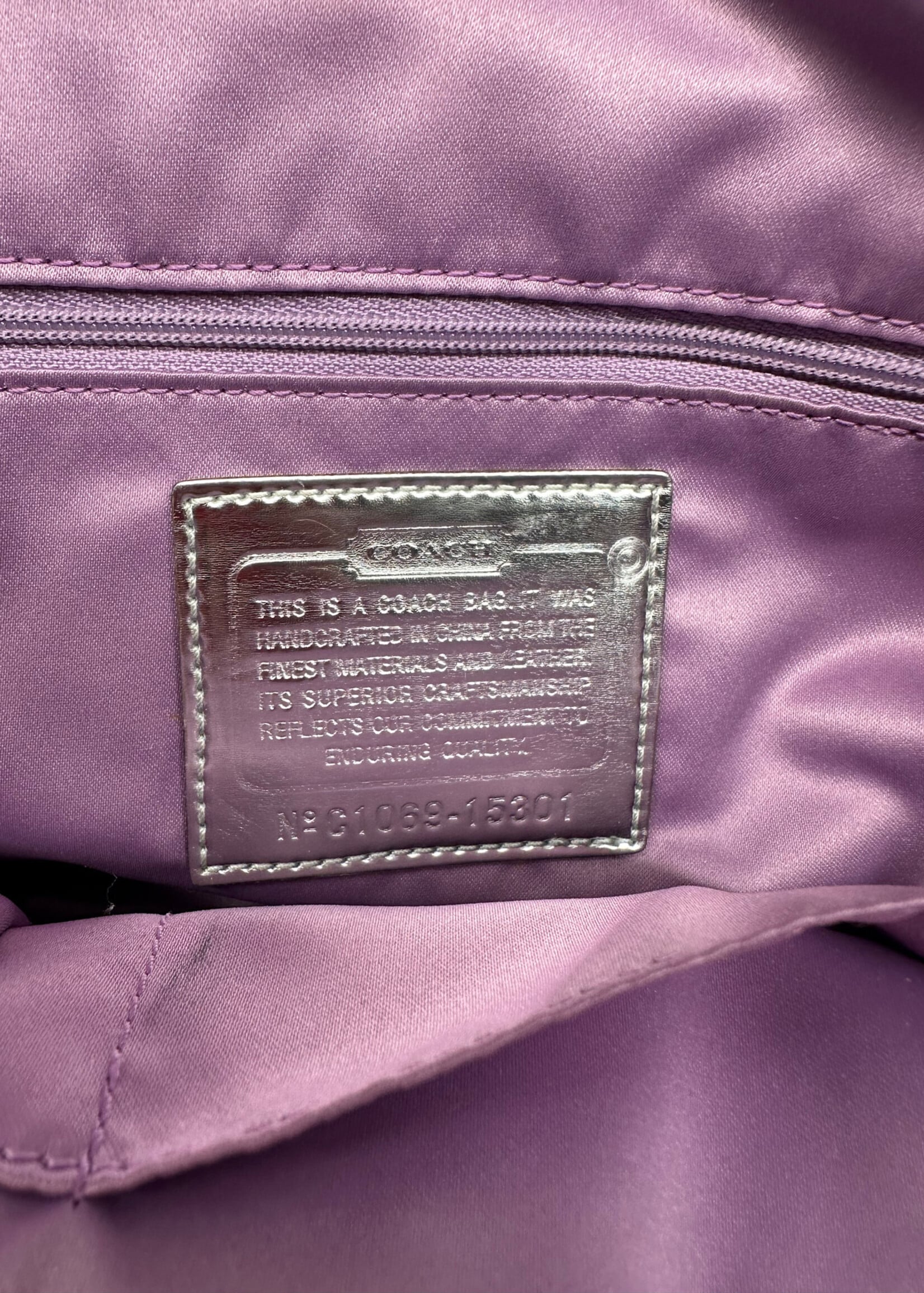 Coach Poppy Glam Tote