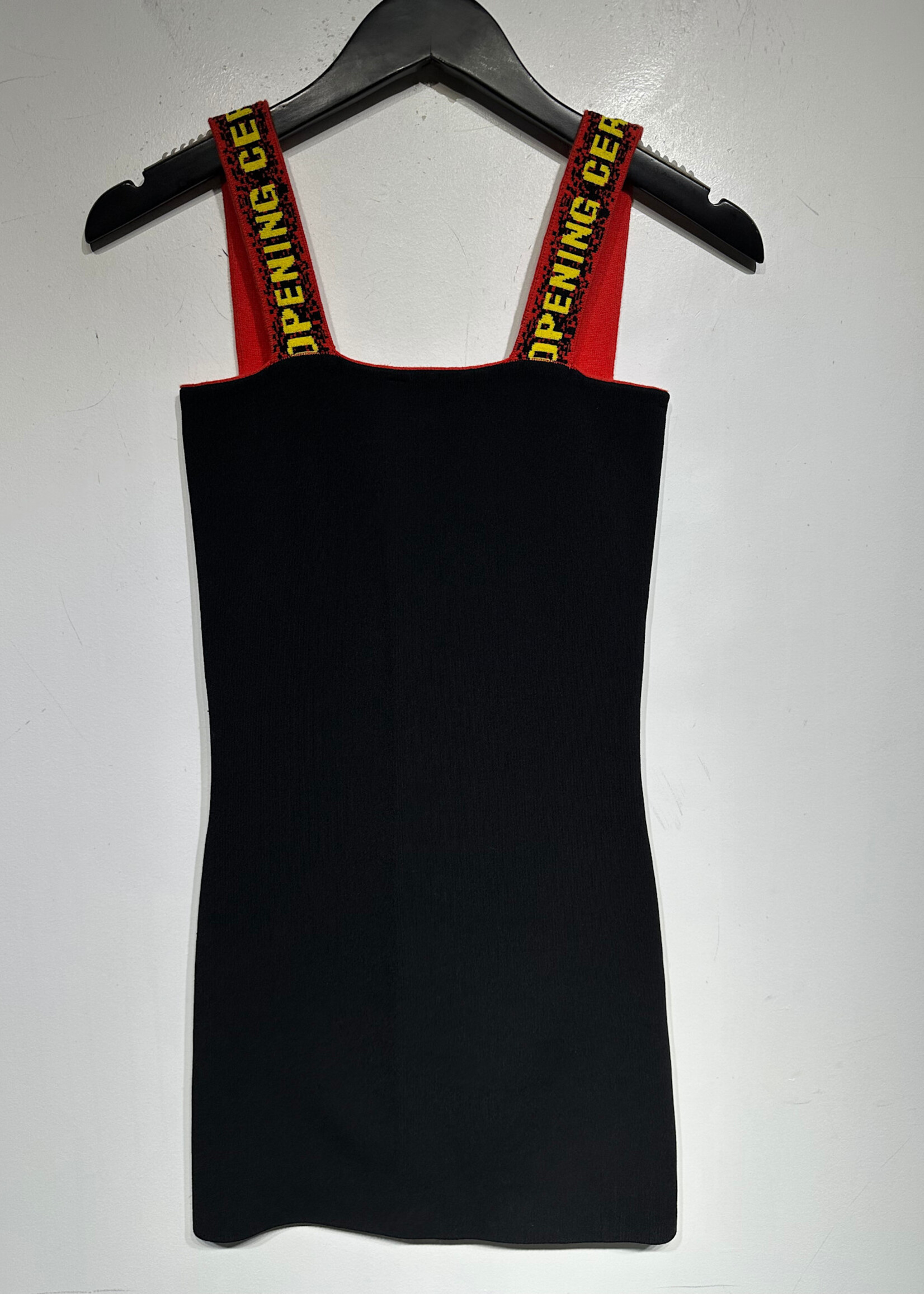 Opening Ceremony Black/Red Bandage Dress S