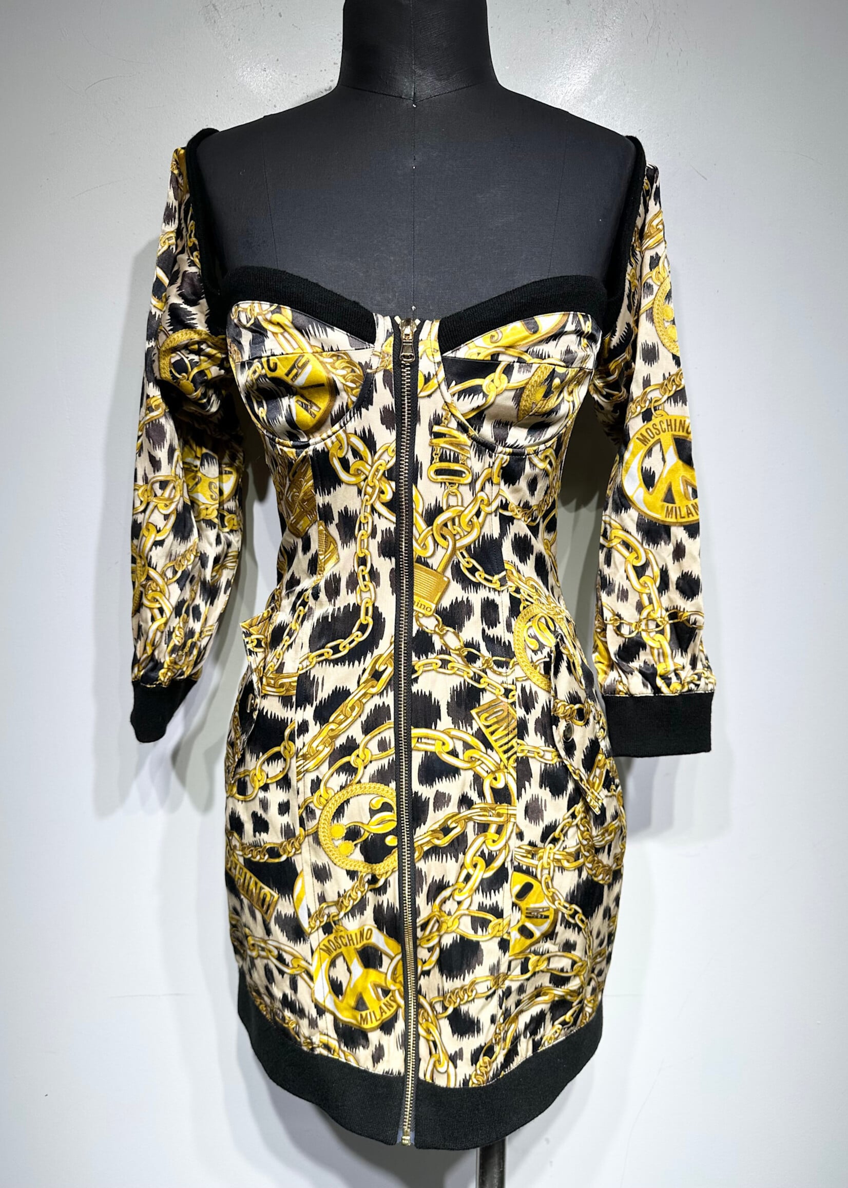 Moschino HM Chain Print Dress S