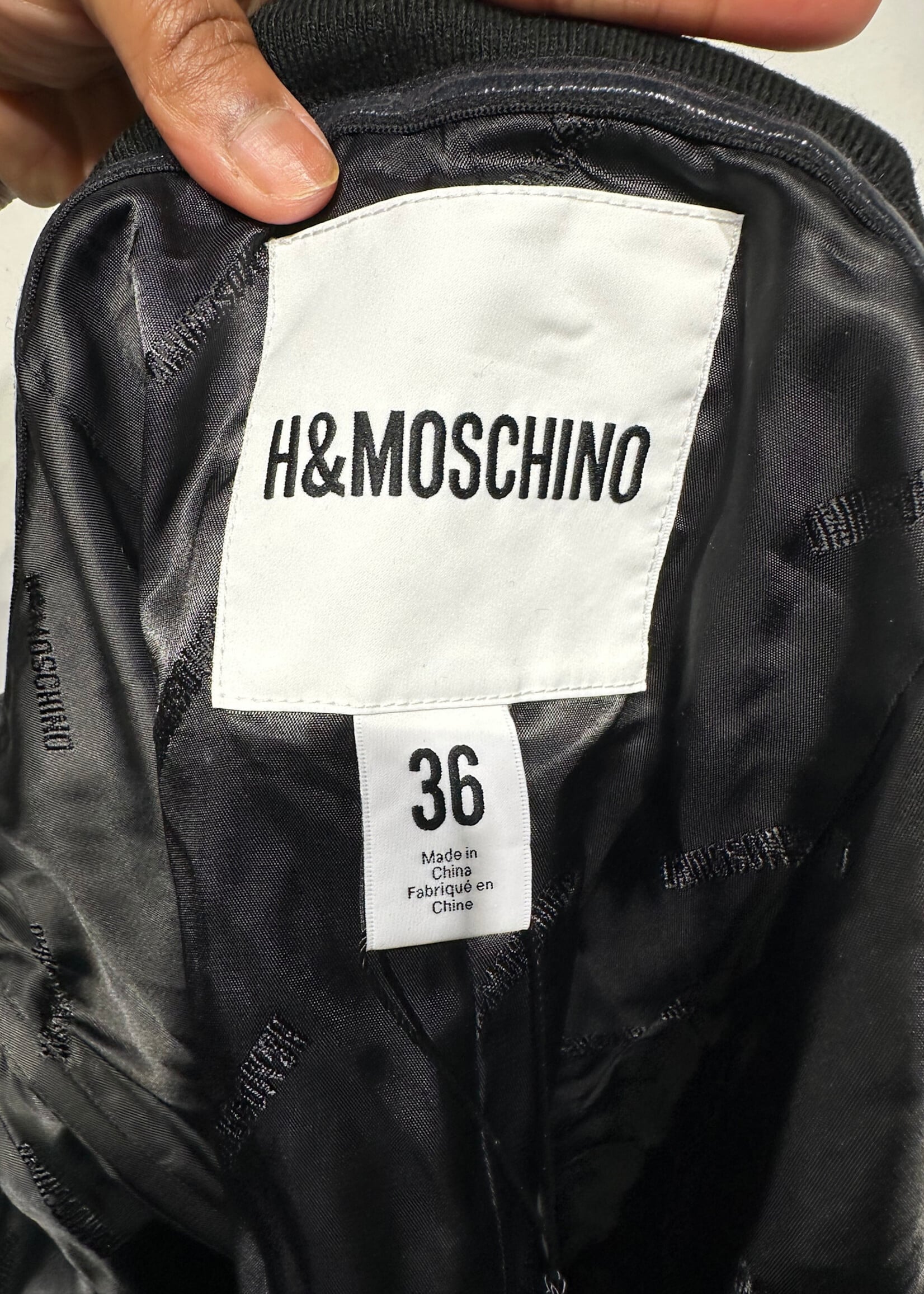 Moschino HM Chain Print Dress S