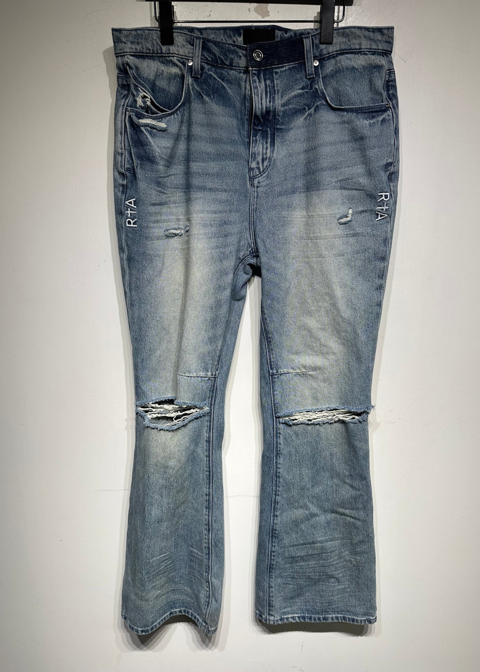 RTA Sandwash Flare Jeans Masc 36 AS IS