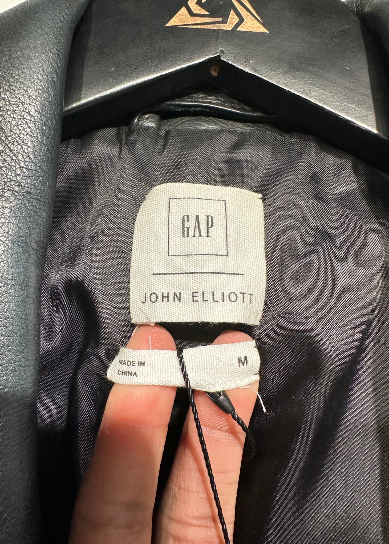 Gap x John Elliot Leather Jacket Masc M