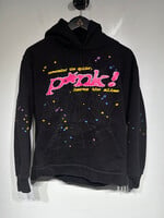 Spider Black / Pink Hoodie Masc S