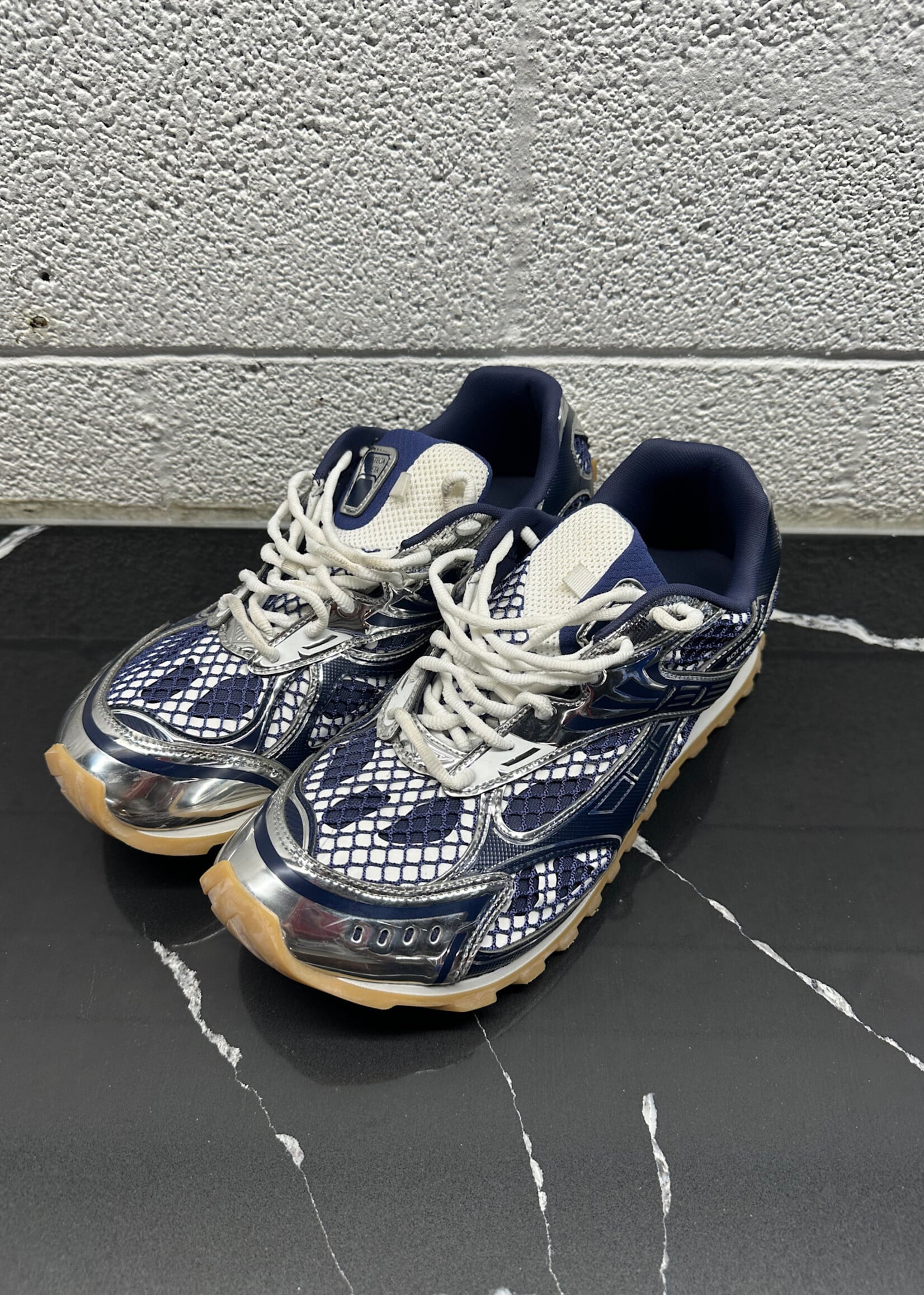 Bottega Veneta Orbit Sneaker Navy Blue Masc 46/13