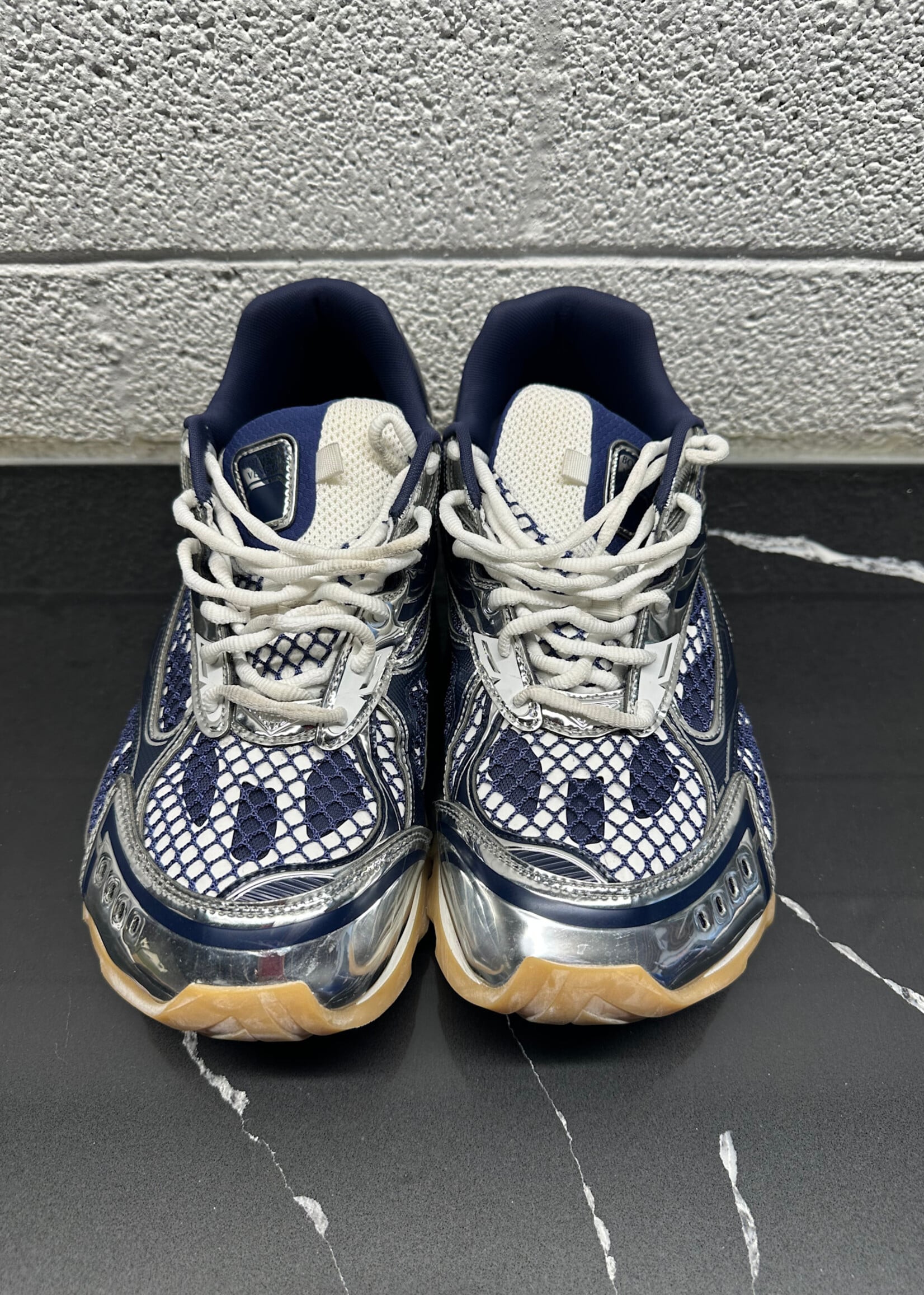 Bottega Veneta Orbit Sneaker Navy Blue Masc 46/13