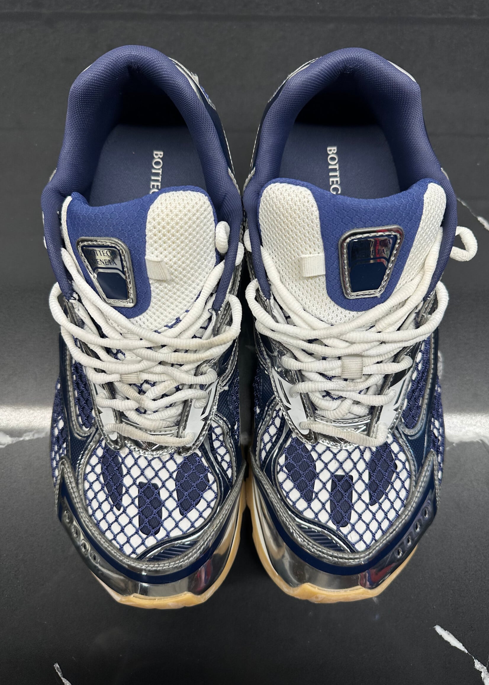 Bottega Veneta Orbit Sneaker Navy Blue Masc 46/13