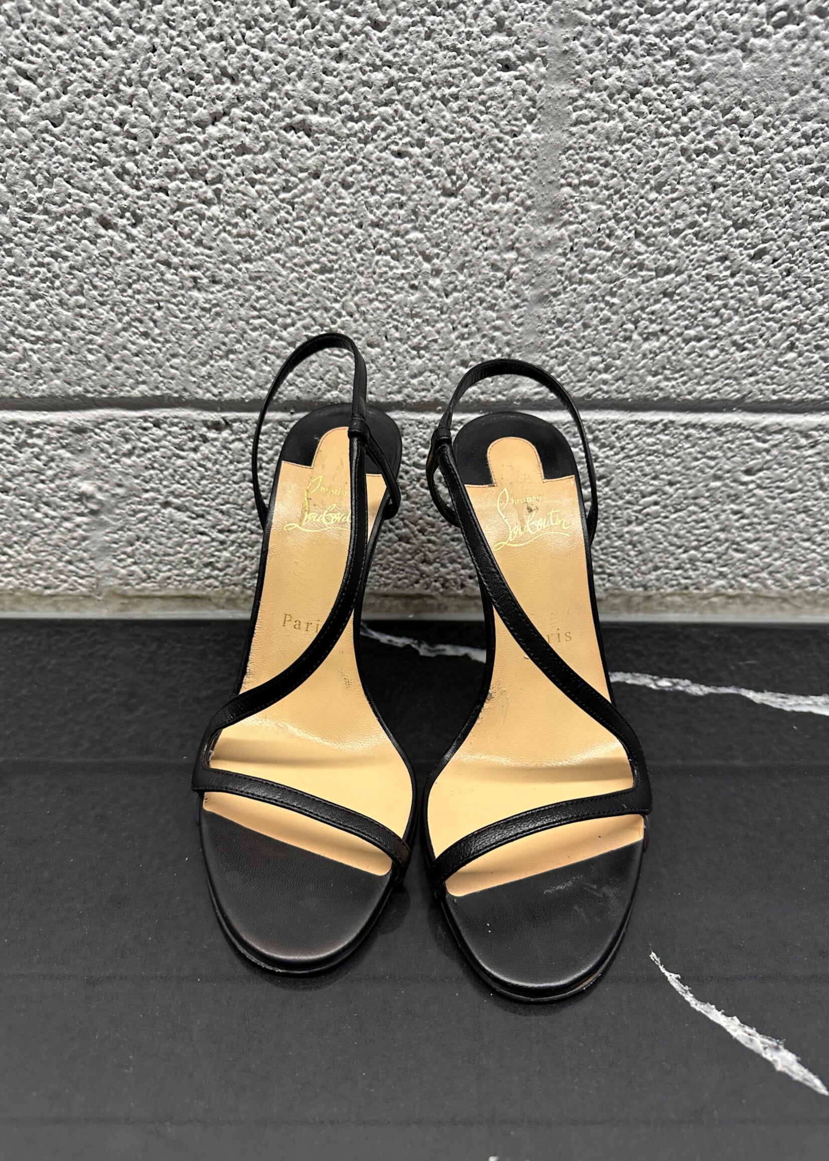 Louboutin Rosalie 100 Black Heel 38/7.5