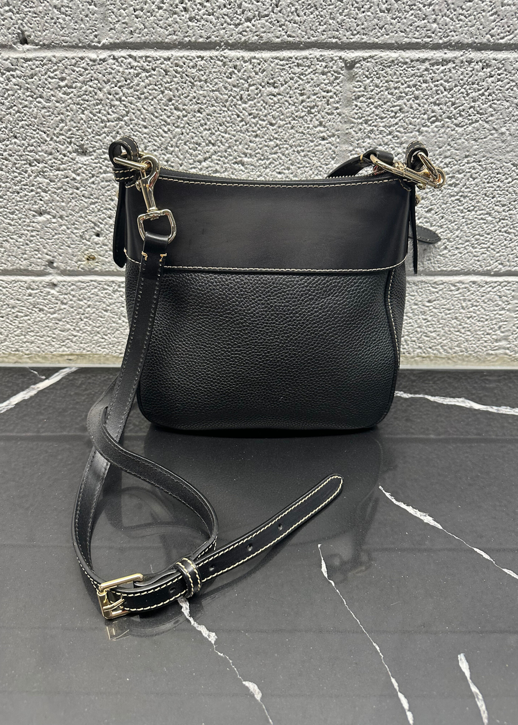 Dooney & Bourke Black Pebble Grain Crossbody
