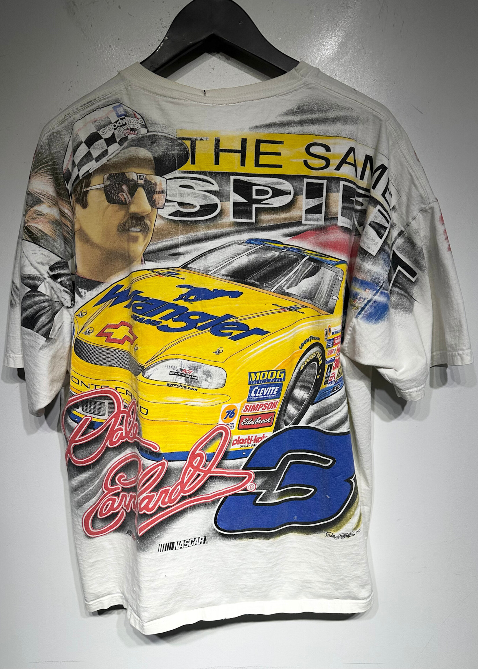 New Breed Dale Earnhardt White Nascar Tee 2XL