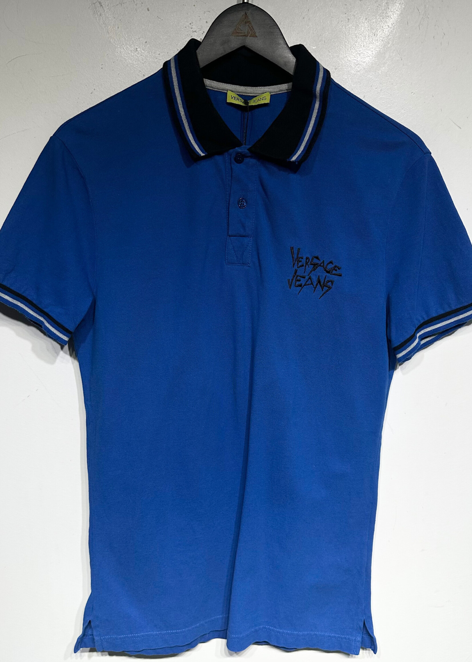 Versace Jeans Blue Logo Polo Fits Masc M/L