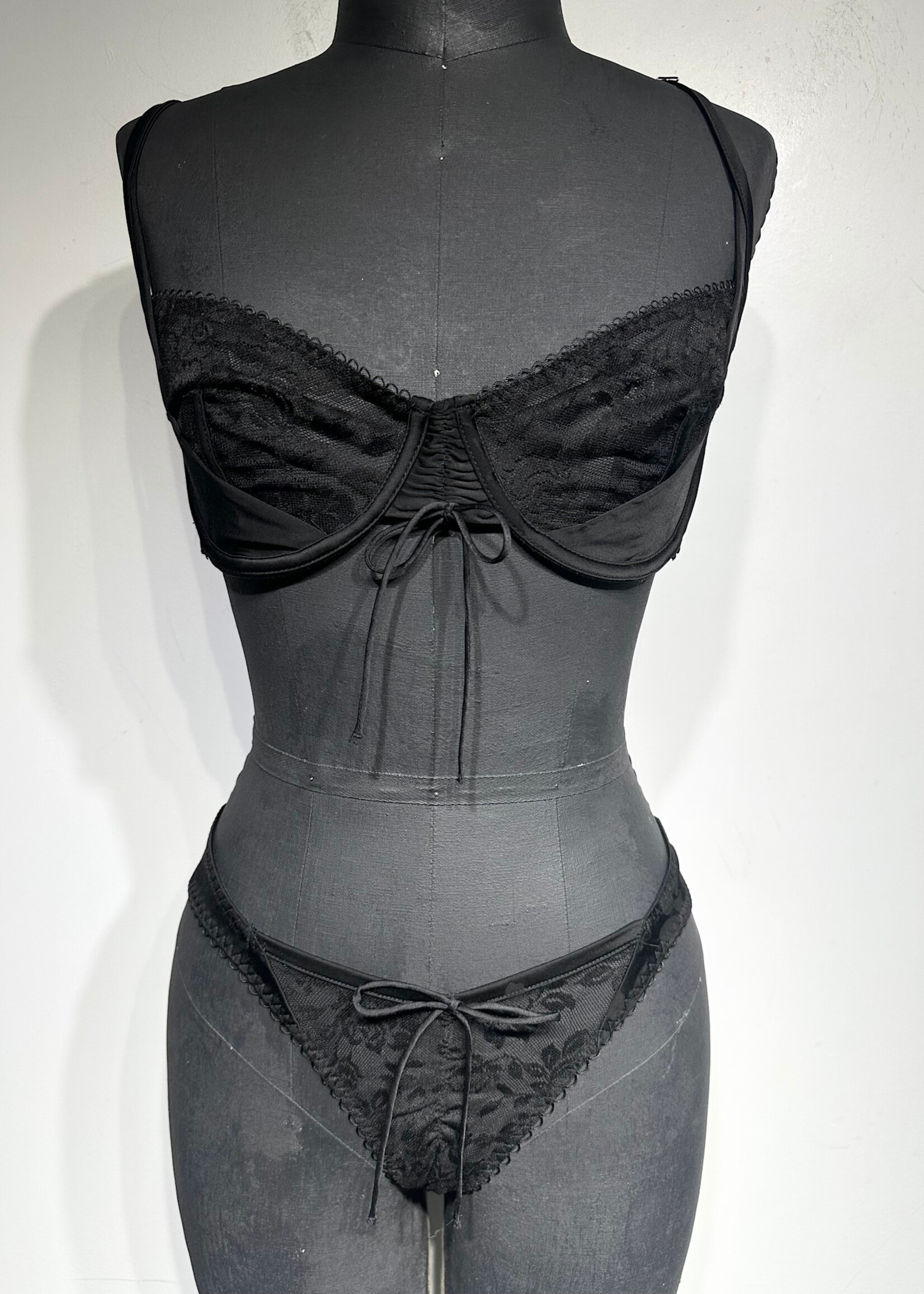 For Love & Lemons NWT Black Lingerie Set M