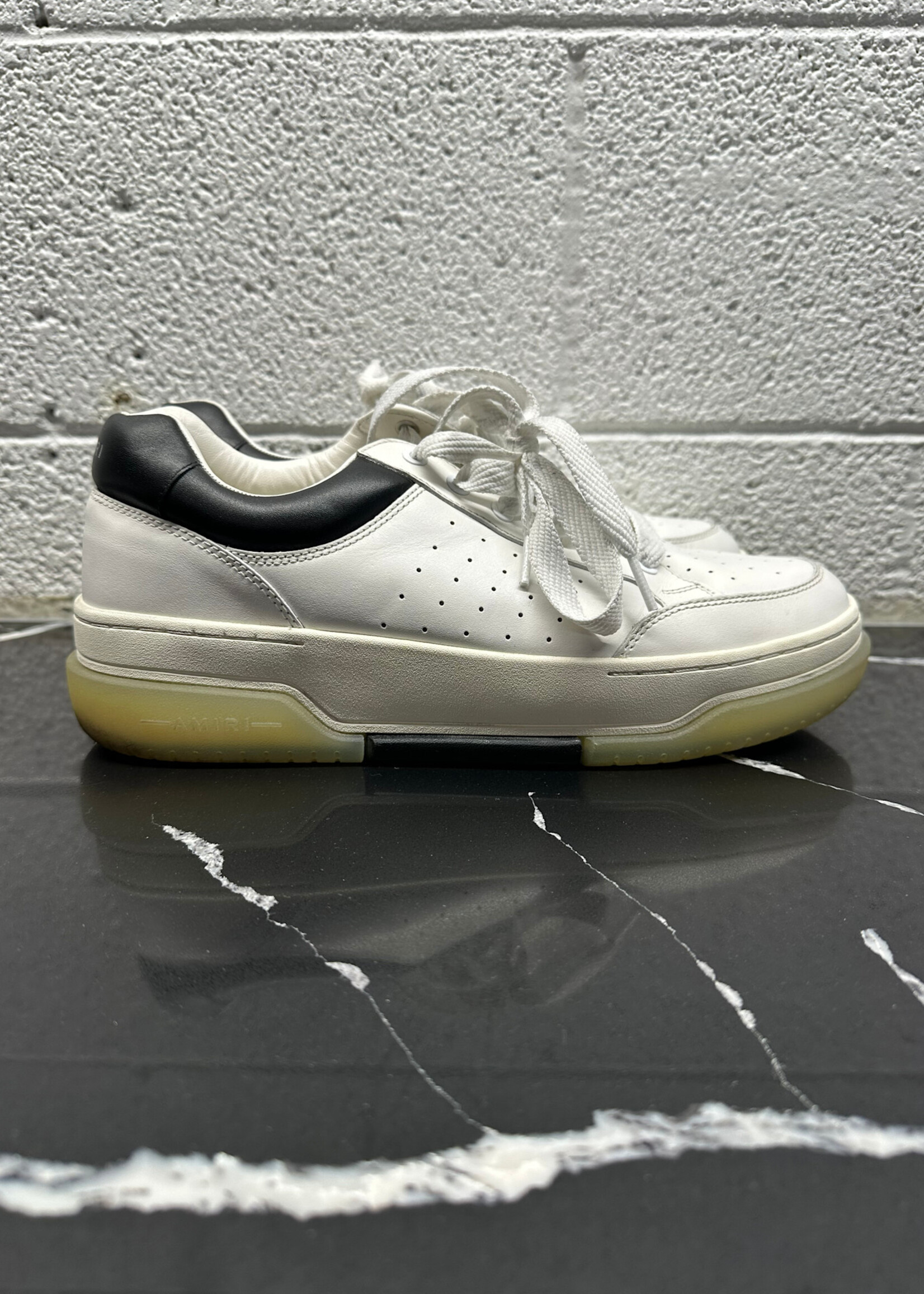 Amiri Stadium Leather Sneakers 45/12