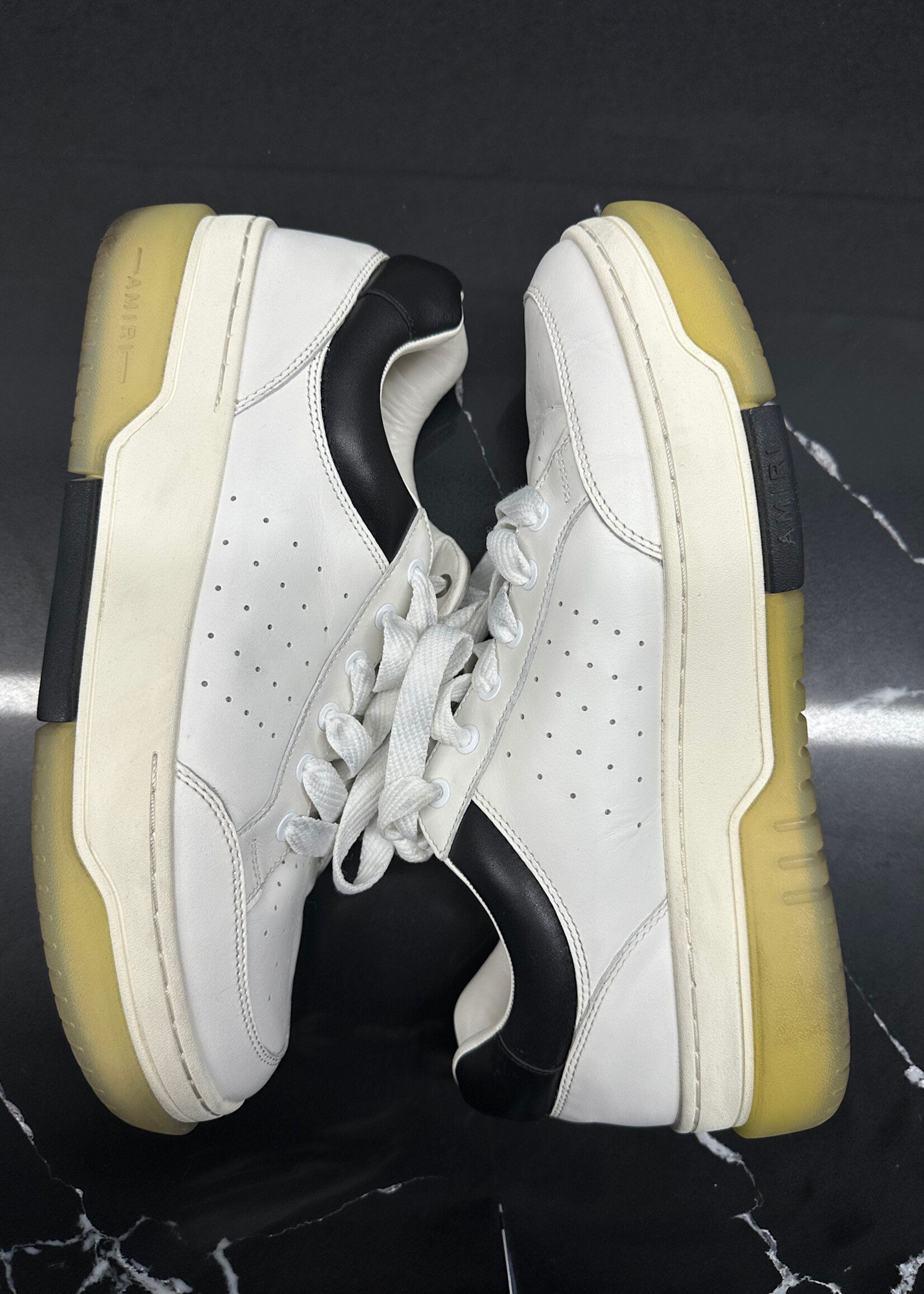 Amiri Stadium Leather Sneakers 45/12
