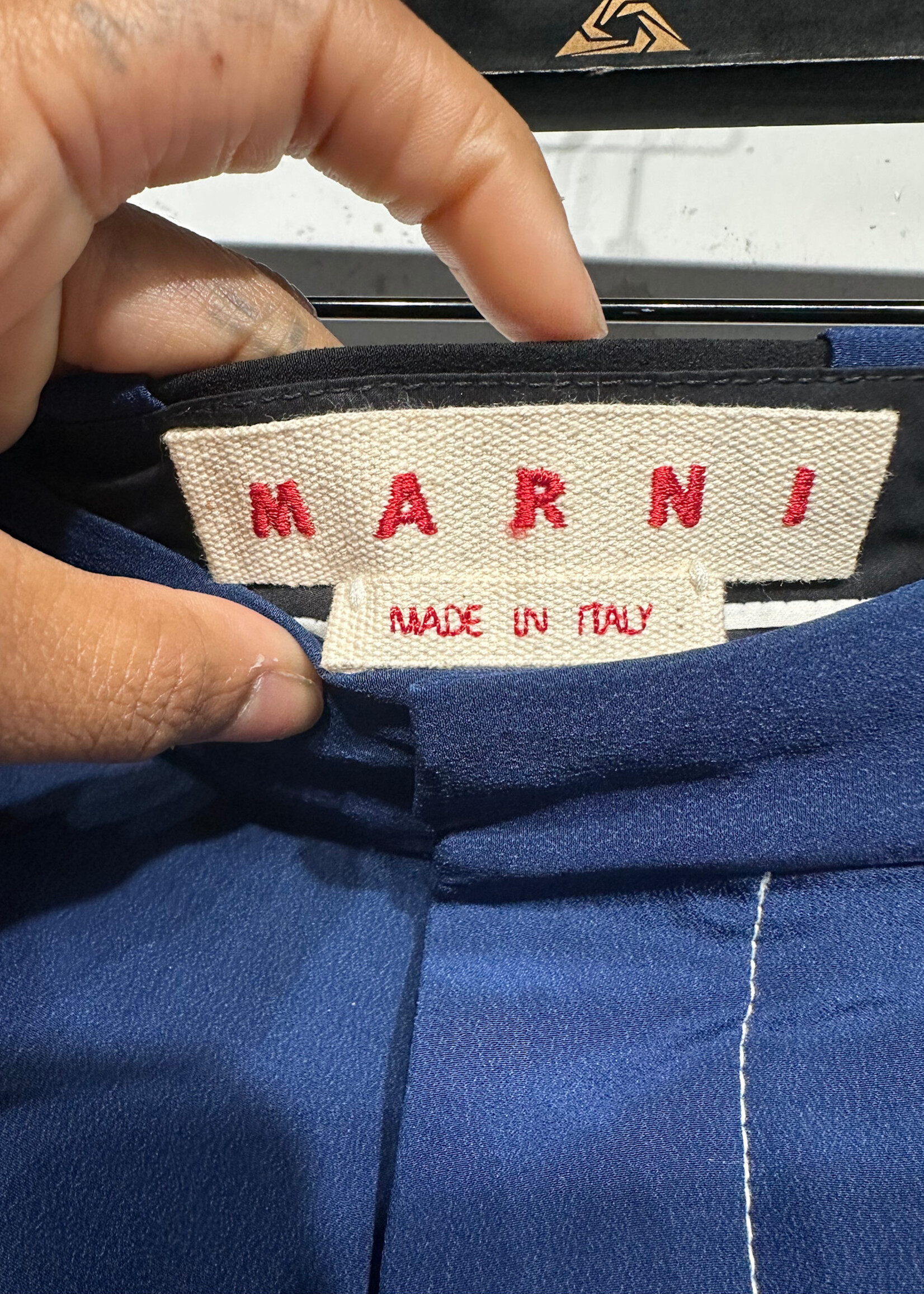Marni Colorblock Trousers Masc 30