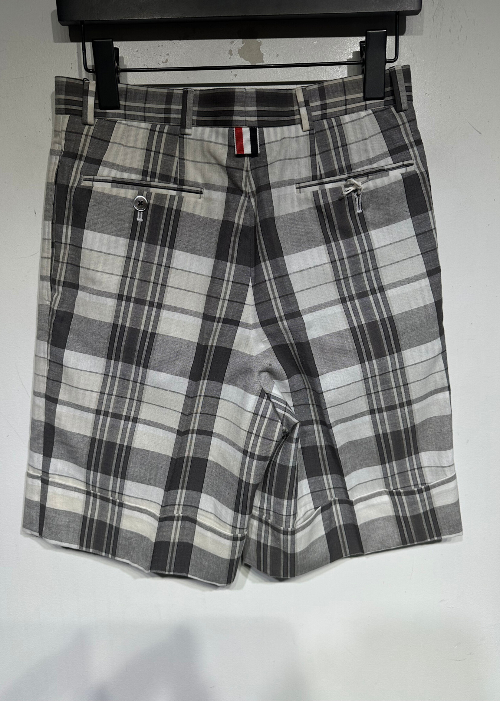 Thome Browne Plaid Madras Shorts Masc 30