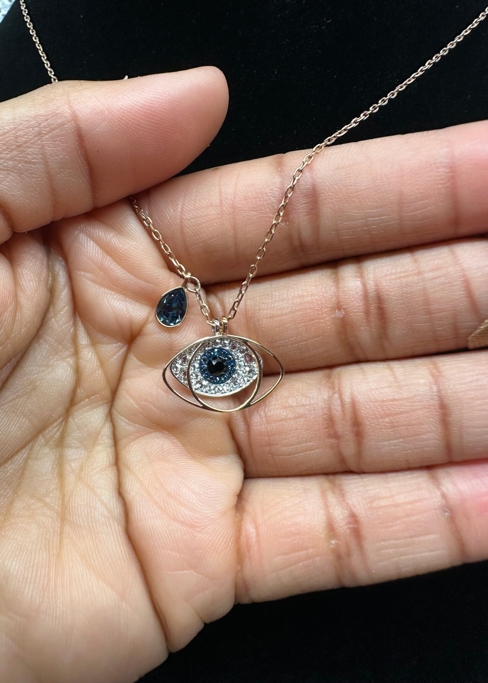 Swarovski Eye Necklace