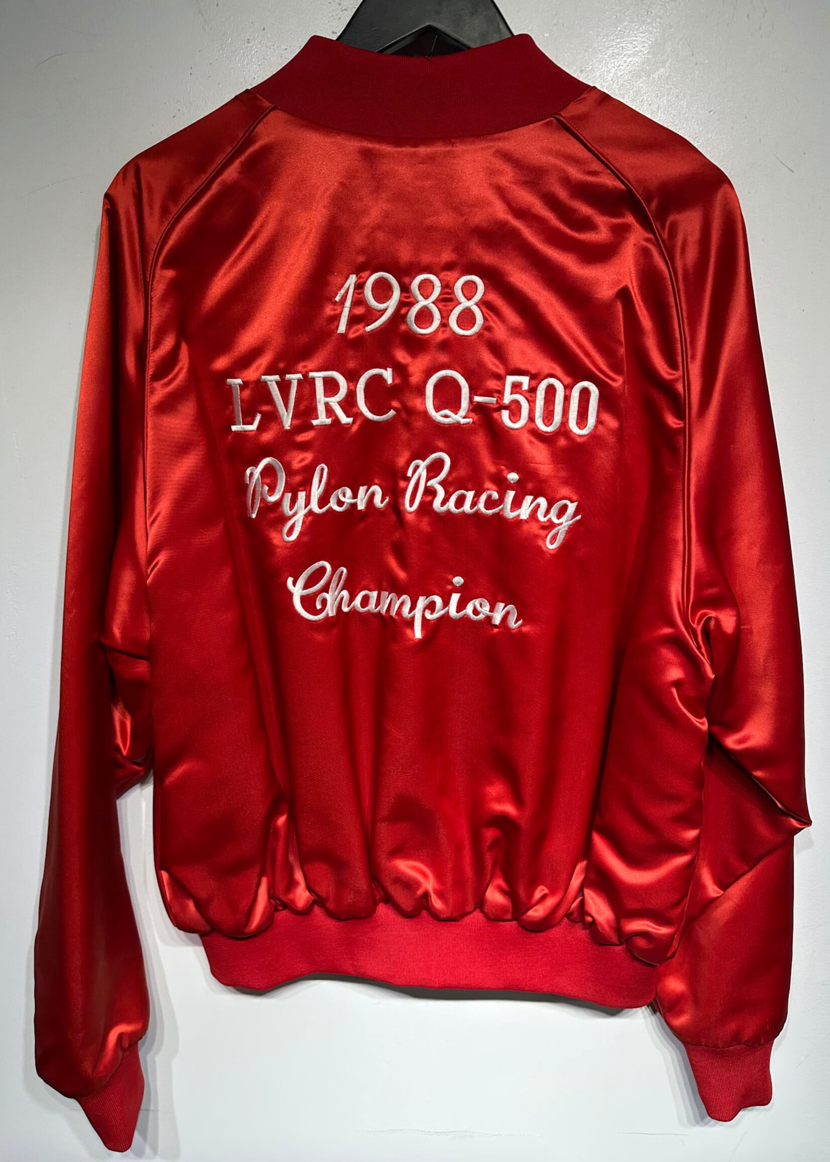 The Jacket Factory Red Satin Jacket XL