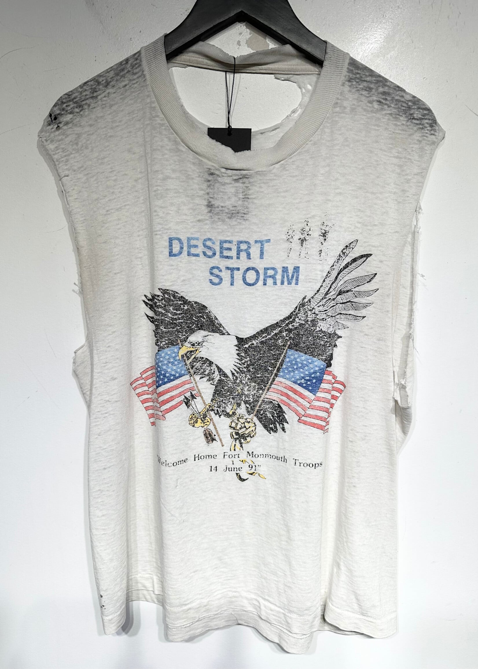 Desert Storm Vintage Thrashed Tank XL