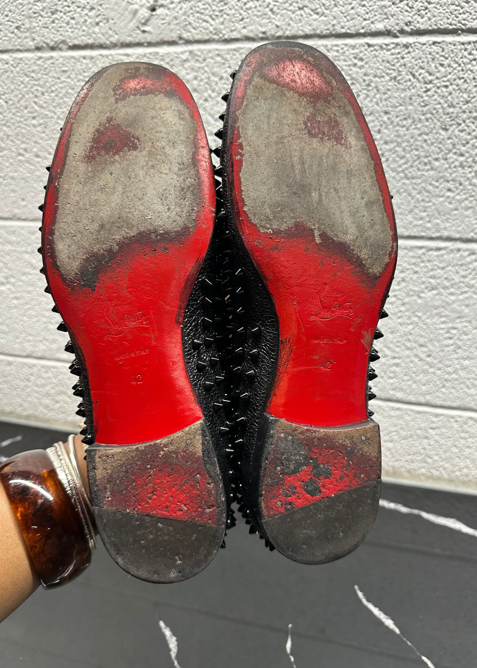Christian Louboutin Rollerboy Spiked Loafers Masc 9.5 9.5