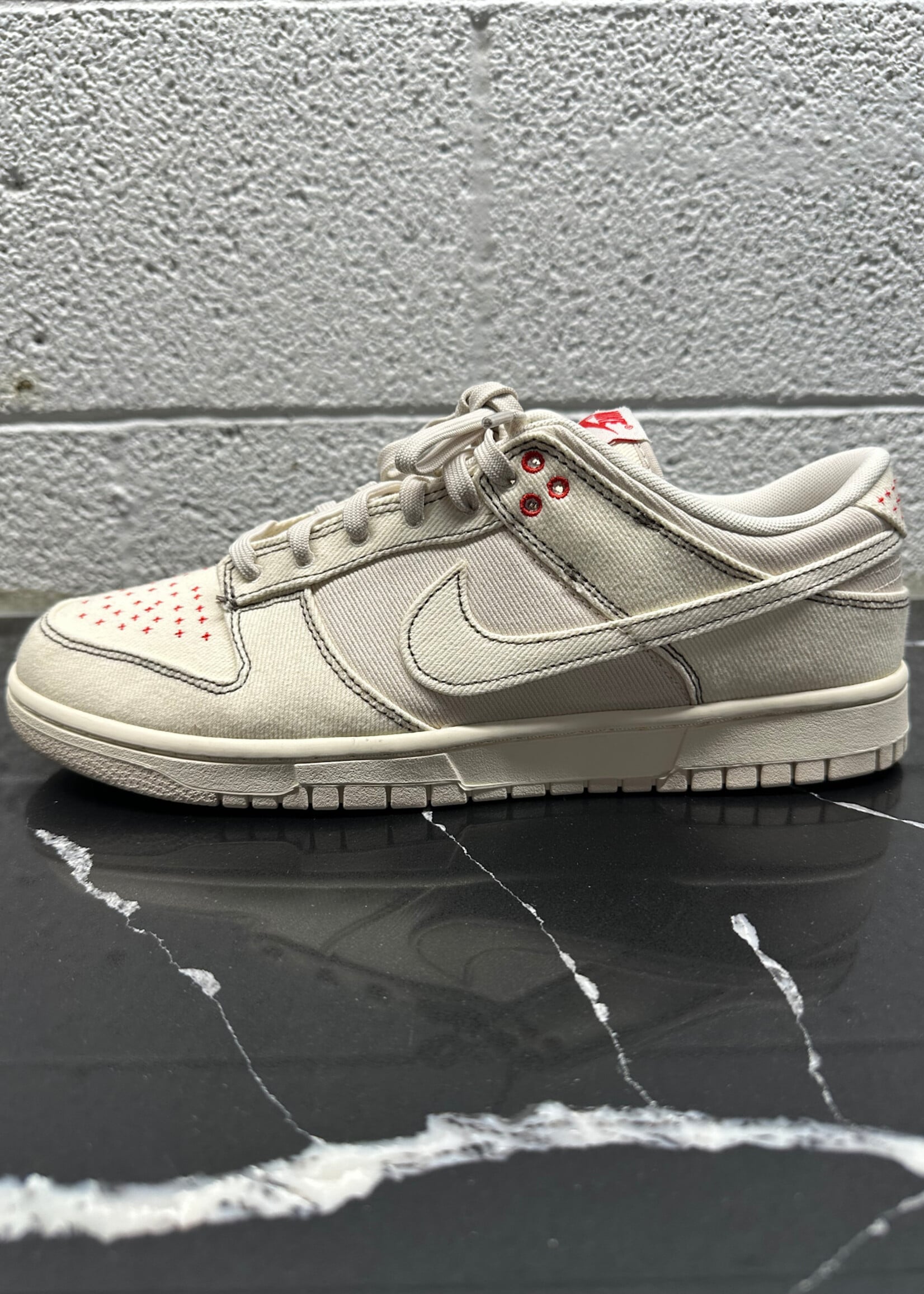 Nike Dunk Low Sashiko Denim Light Orewood Masc 10.5