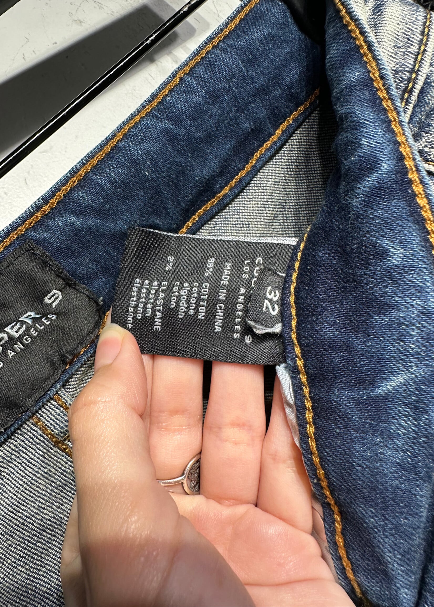 Cooper Los Angeles Star Detail Flare Jeans
