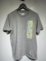 Supreme Heather Grey Vertical Logo Tee M