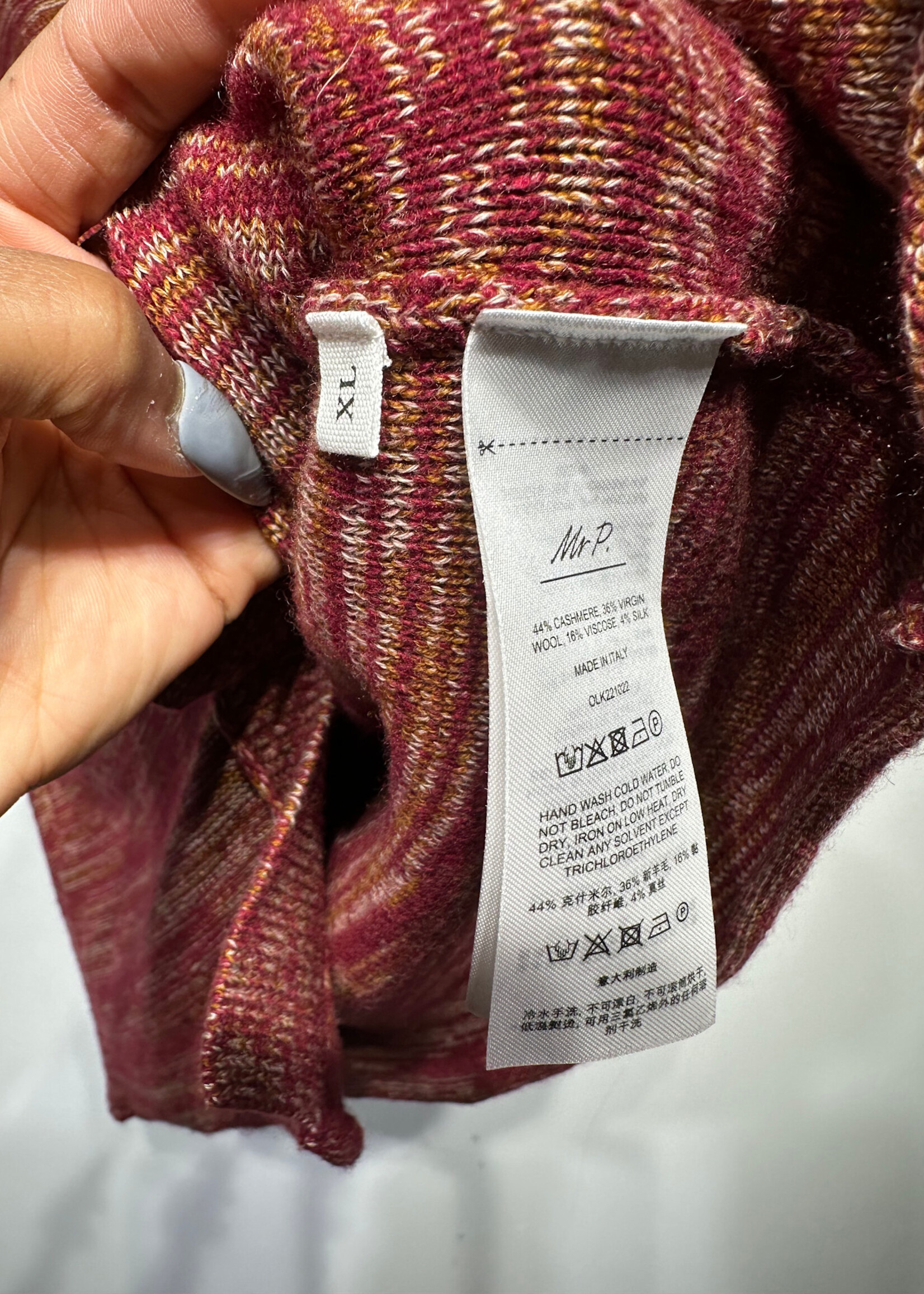 Mr.P Red Multicolor SL BU XL Masc