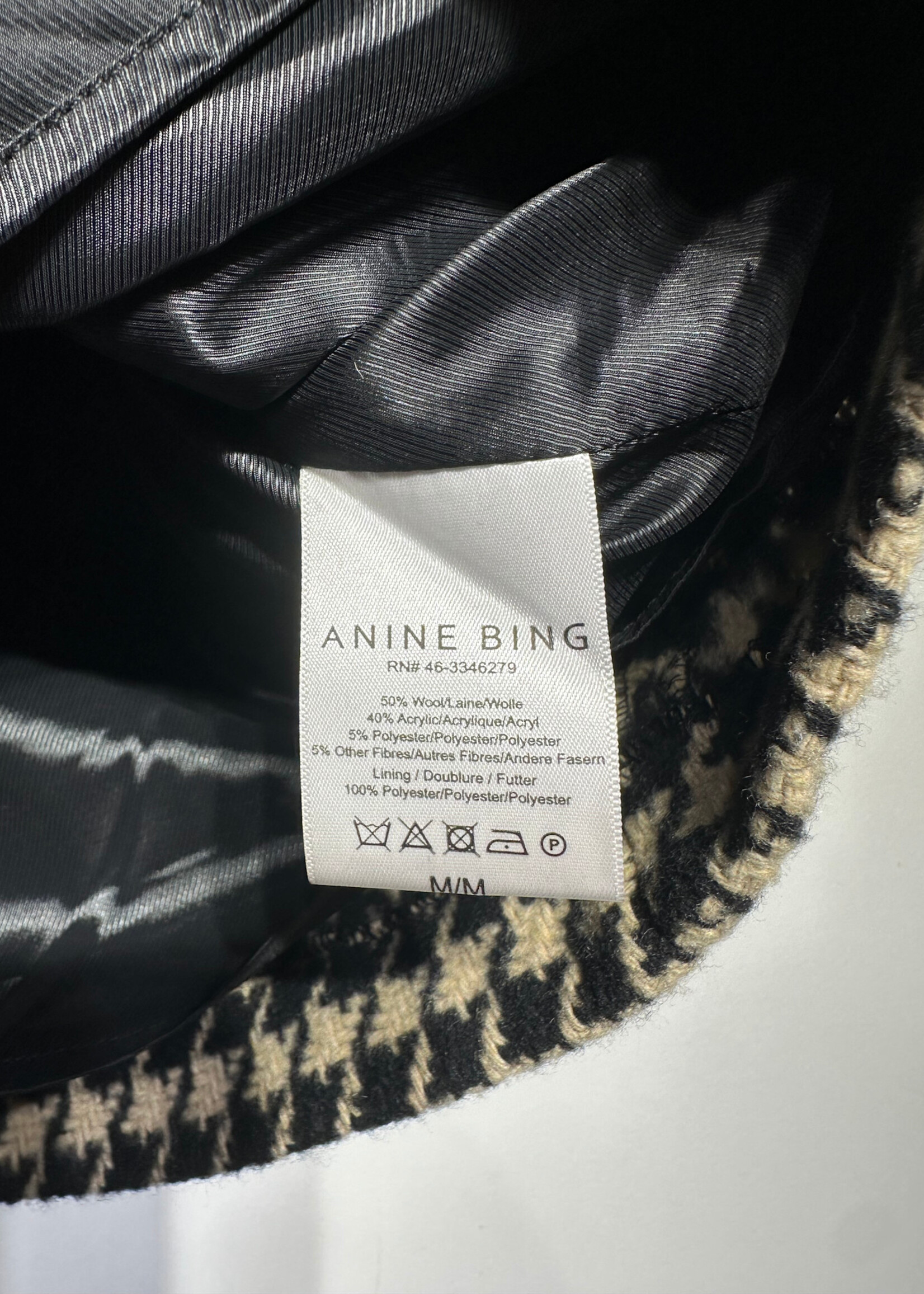 Anine Bing Houndstooth Skirt 31